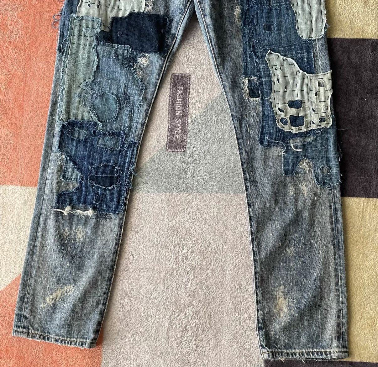 Polo Ralph Lauren Ralph Lauren Indigo Patchwork Jeans K22 Size US 30 / EU 46 - 3 Thumbnail