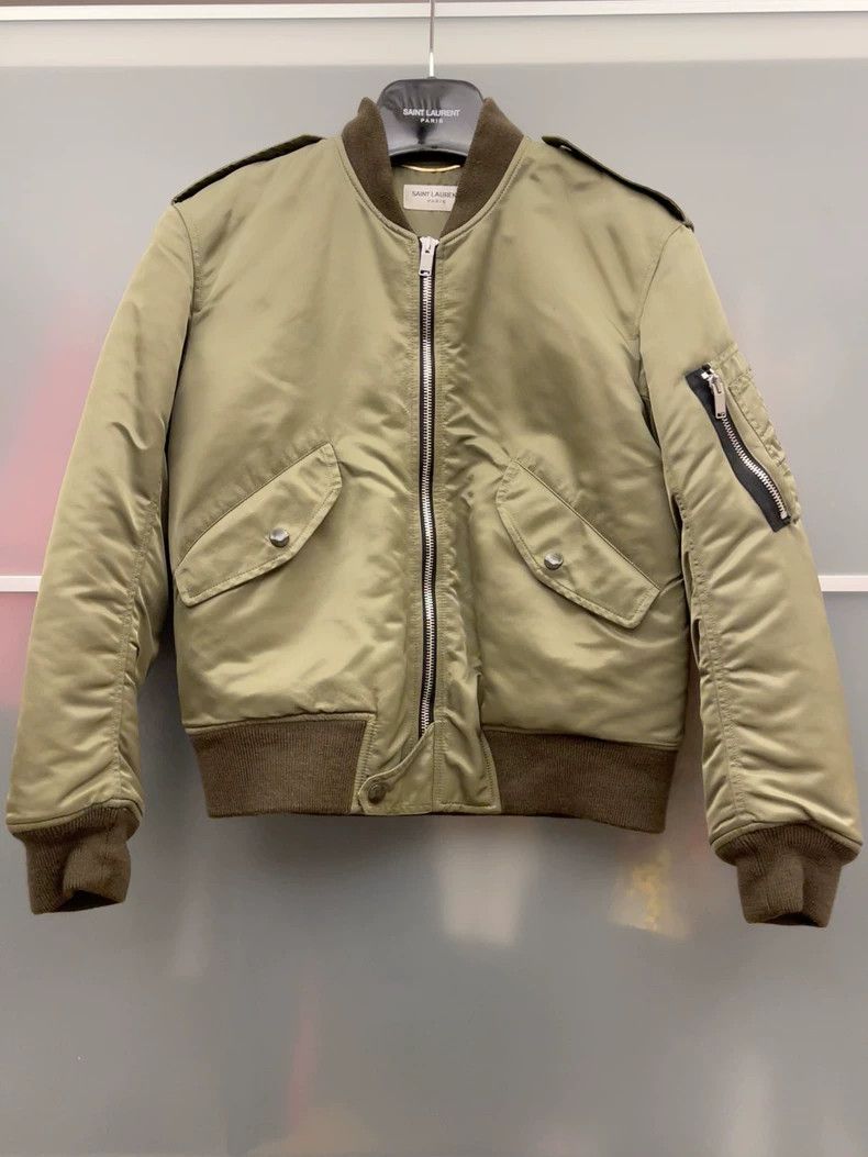 Yves Saint Laurent Saint Laurent MA-1 Flight Jacket 2502-Nextarrow Size XS / US 0-2 / IT 36-38 - 1 Thumbnail