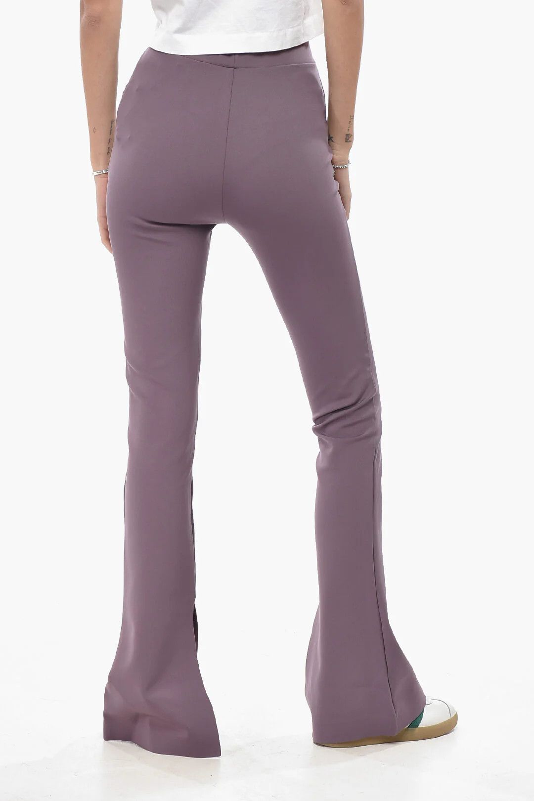 Off-White og1mm0426 Bootcut Leggings in Purple Size 25" / US 0 / IT 36 - 1 Thumbnail