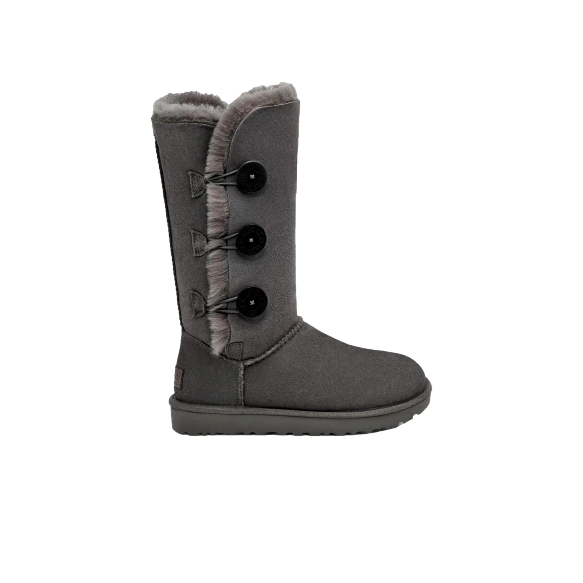 Ugg Bailey Button Triplet Grey 1962K-GREY Size US 6 / EU 39 - 1 Thumbnail