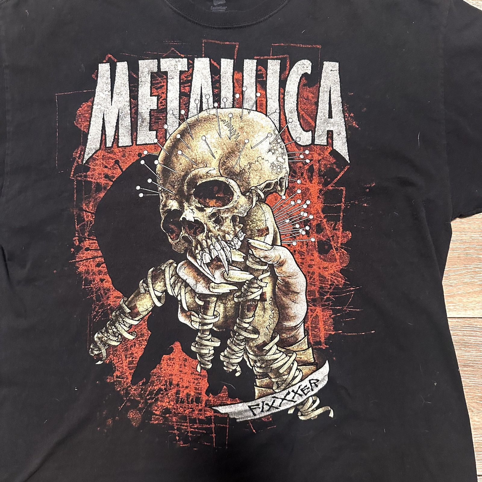 Hanes Y2K Modern Metallica Redux Fixxxer Black Metal T-Shirt 2XL Size US XXL / EU 58 / 5 - 2 Thumbnail