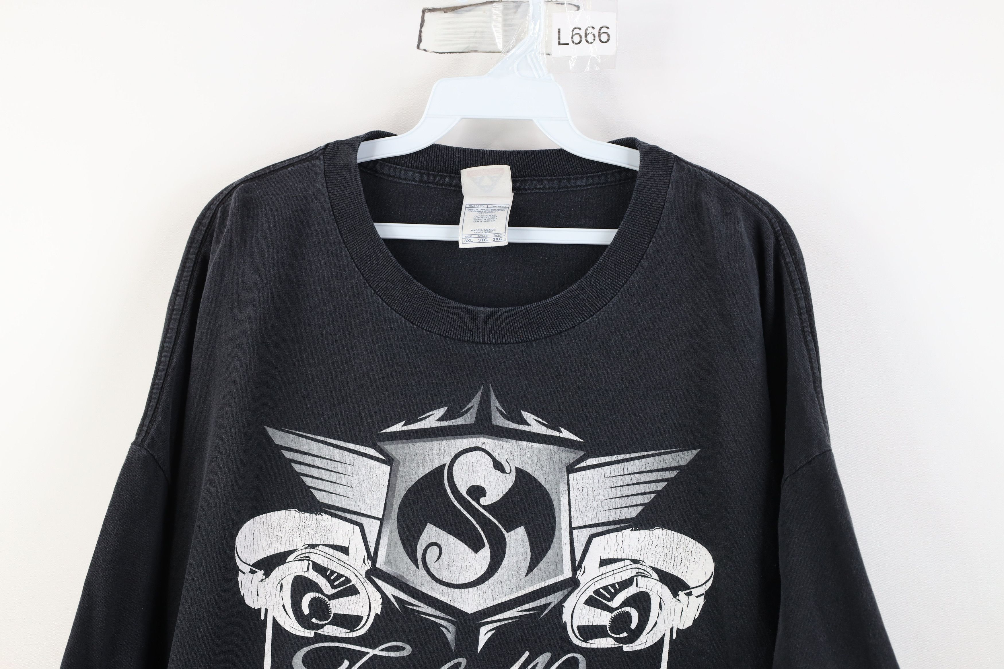 Vintage Vintage Y2K Streetwear N9ne Nine Rap Tee T-Shirt Cotton Size US XXL / EU 58 / 5 - 2 Thumbnail