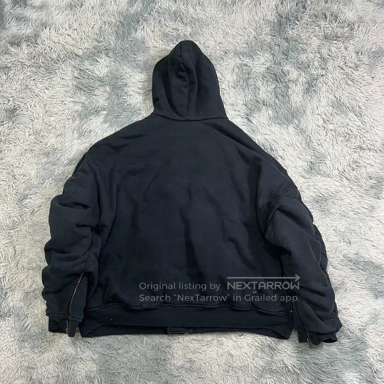 Balenciaga Balenciaga Cotton Bomber Jacket 23fw Sporty B Distressed H Size US XXS / EU 40 - 4 Thumbnail