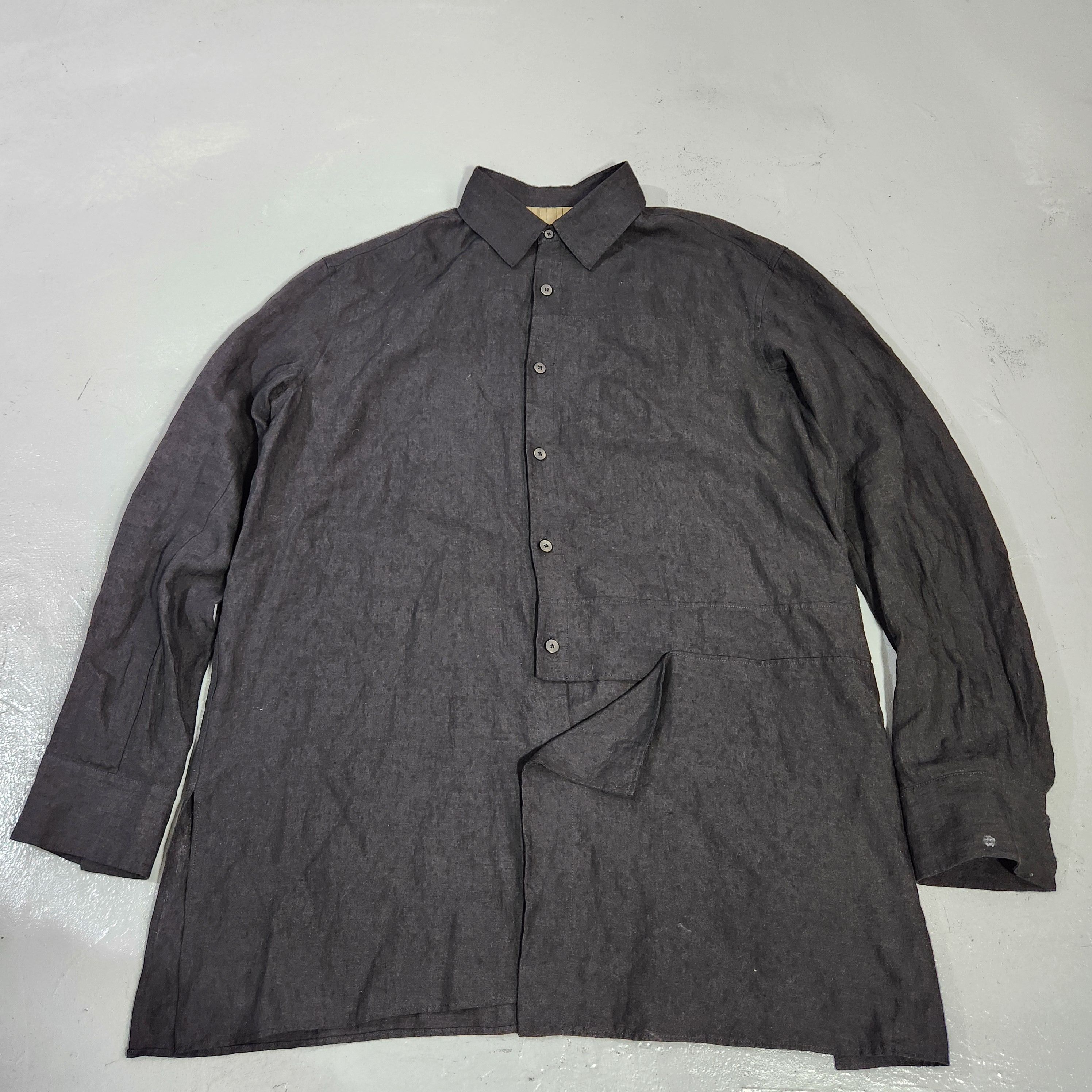 Ziggy Chen Ziggy Chen SS2022 Assemble patchworks cupro shirt Size US M / EU 48-50 / 2 - 6 Thumbnail