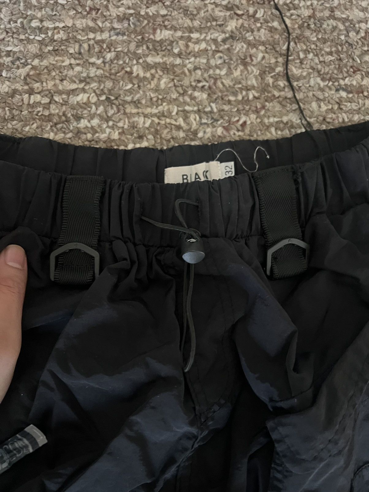Japanese Brand × Vintage Techwear Black Cargo Pants Size US 32 / EU 48 - 3 Thumbnail