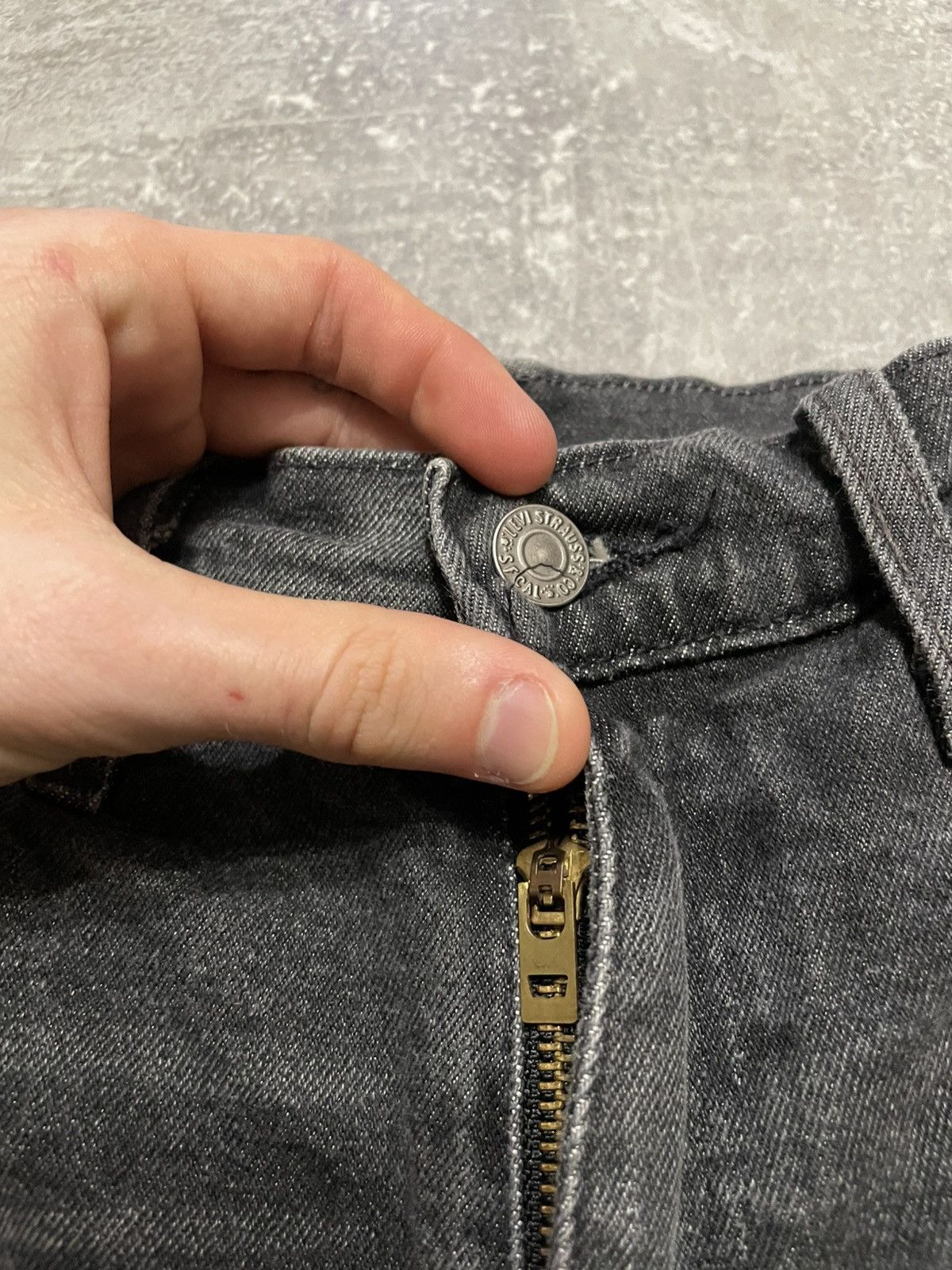 Levi's × Levi's Vintage Clothing Vintage Levis 502 Black Denim Jeans Shorts Size 30 Size US 30 / EU 46 - 7 Thumbnail