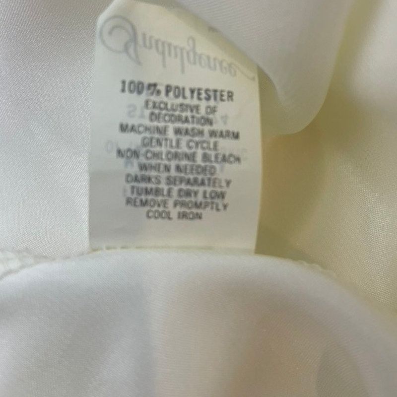 Vintage VTG INDULGENCE Ivory Satin Teddy Bodysuit Lingerie (M) Y2K Size ONE SIZE - 9 Thumbnail
