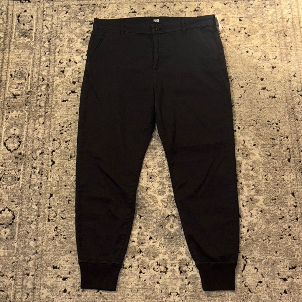 Paige Paige Men's Black Joggers NWT Sz 38x30 Size US 38 / EU 54 - 1 Thumbnail