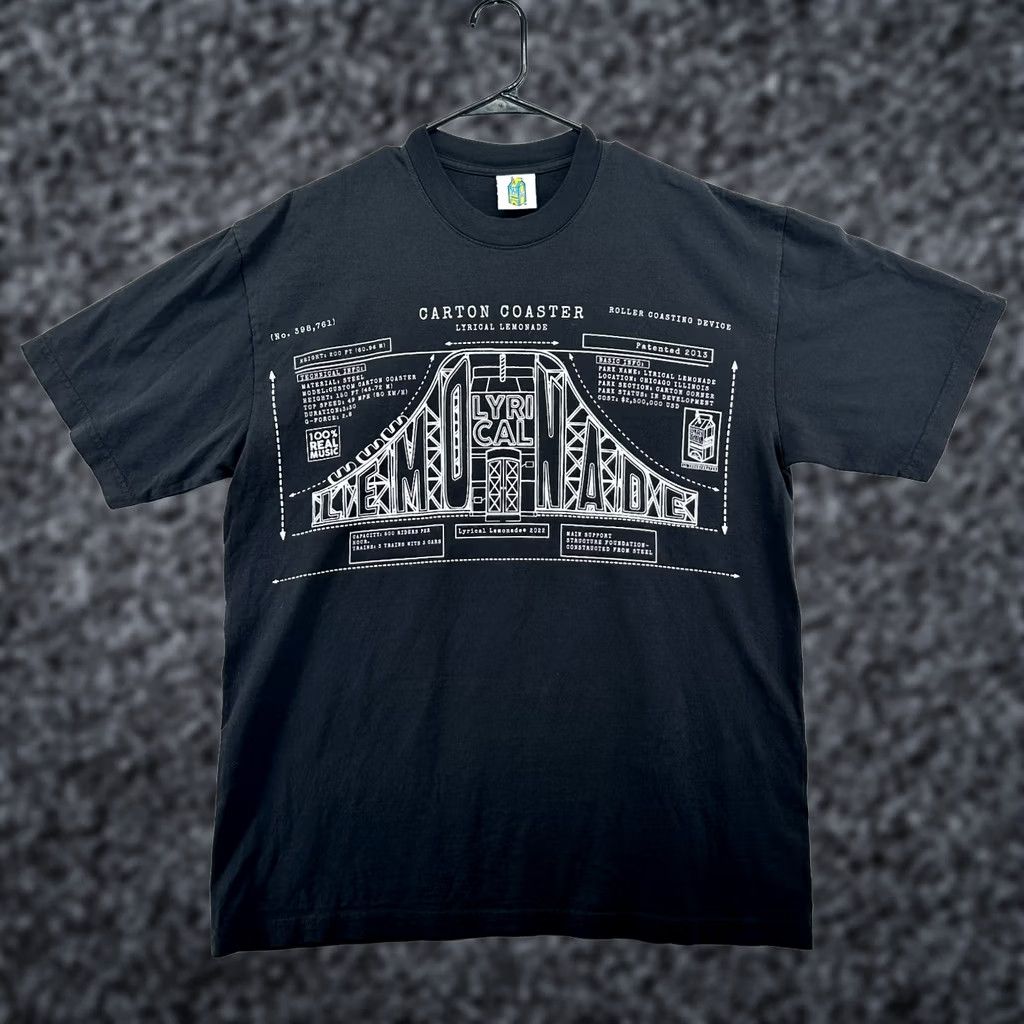 Vintage Lyrical Lemonade T-Shirt Mens Size L Short Sleeve Crew Neck Black Solid Size US L / EU 52-54 / 3 - 1 Thumbnail