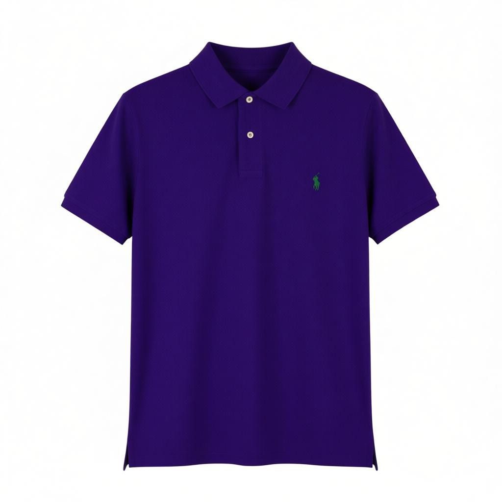 Ralph Lauren CUSTOM SLIM FIT M Purple Cotton Logo 87881 Size US M / EU 48-50 / 2 - 1 Thumbnail