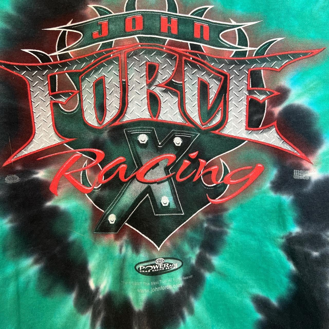 Vintage vintage john force drag racing tee shirt Size US L / EU 52-54 / 3 - 3 Thumbnail