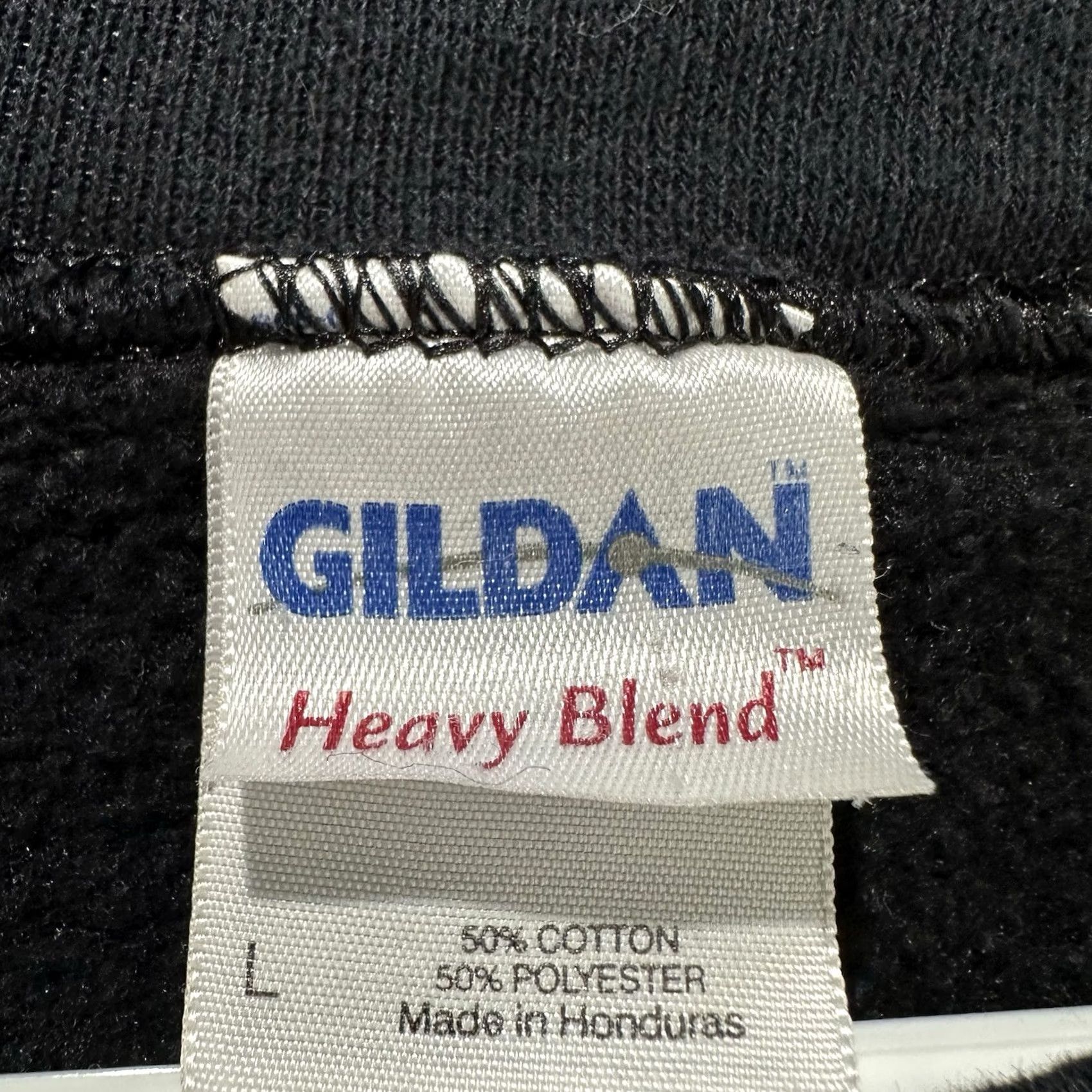 Vintage Gildan Heavy Blend Sweatshirt Mens Large Black Panthers Embroidered Heritage Size US L / EU 52-54 / 3 - 5 Thumbnail