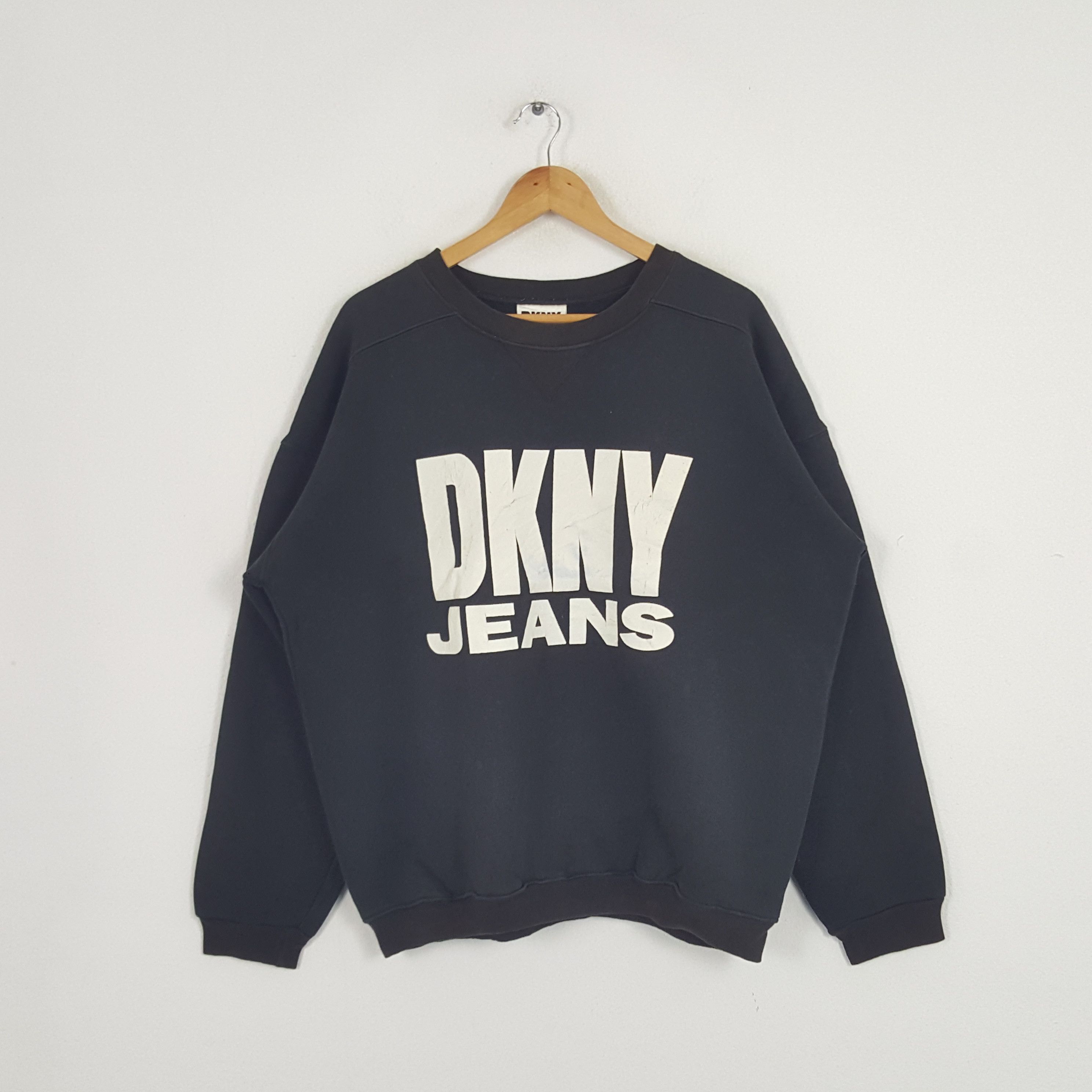 DKNY × Vintage Vintage DKNY Jeans American Style Sweatshirt Size US XL / EU 56 / 4 - 1 Thumbnail