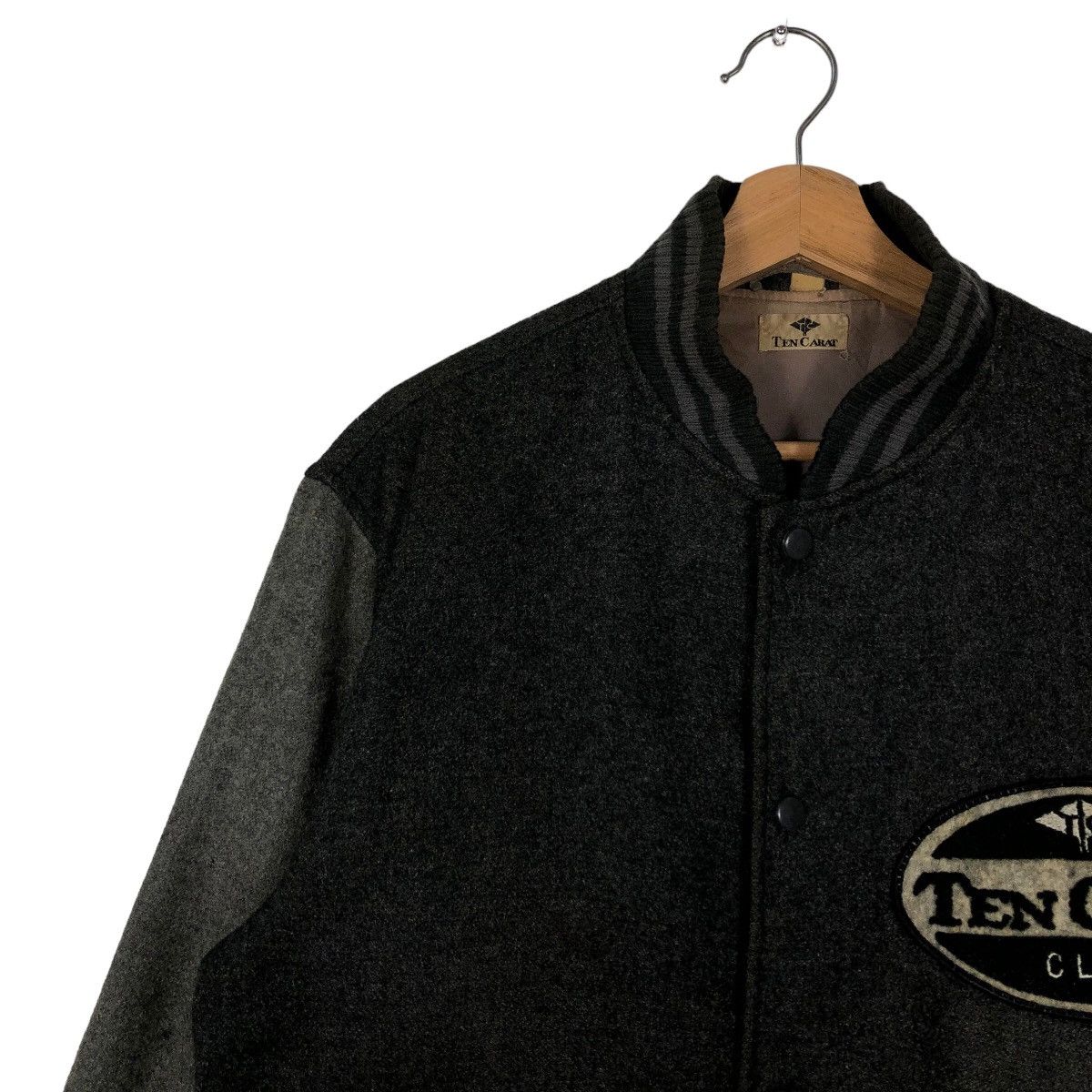 Japanese Brand Vtg Bomber Varsity Jacket Ten Carat Japan Made Issey Miyake Size US L / EU 52-54 / 3 - 6 Thumbnail