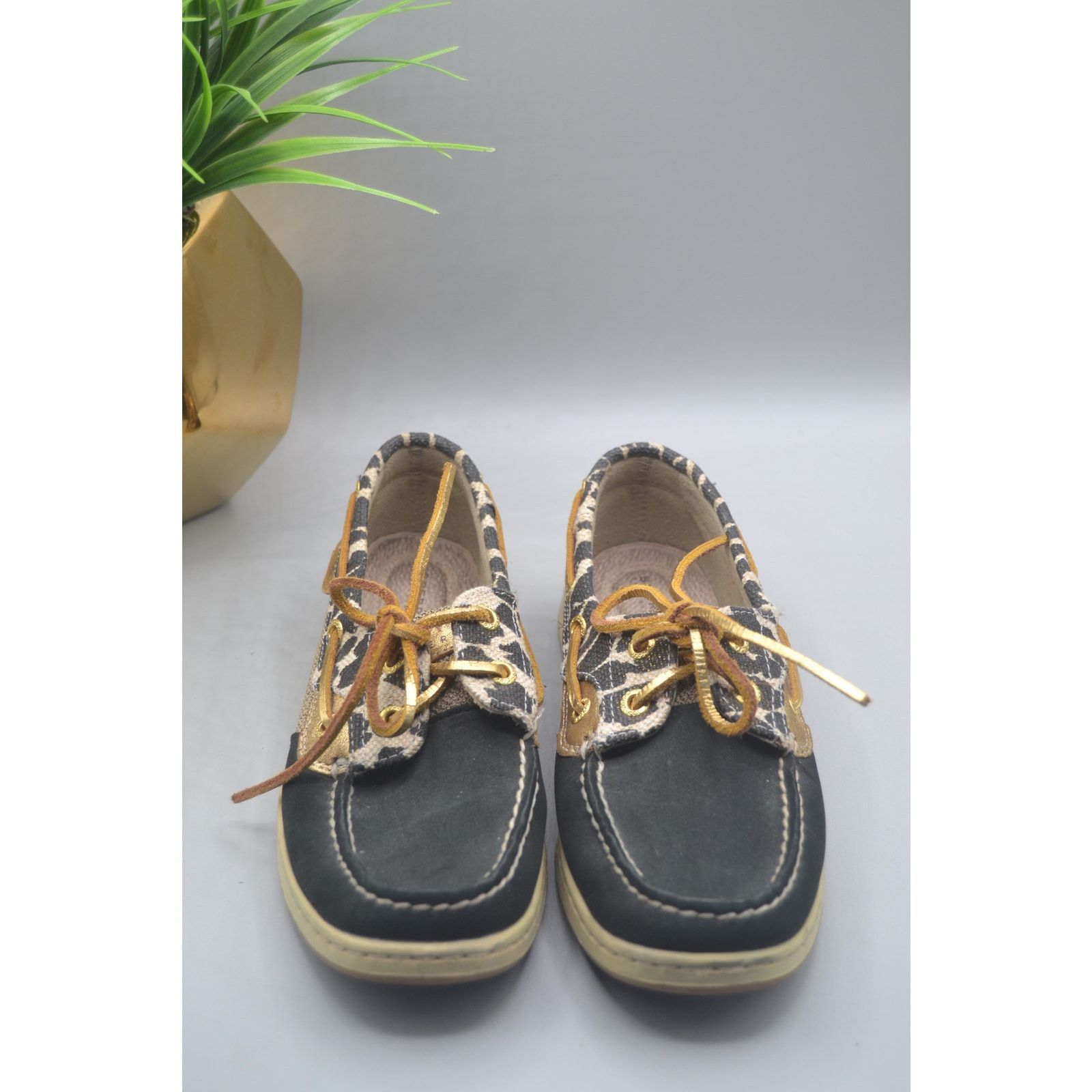 Malbon × Sperry Malbon x Sperry vibram lug 3 eye croc boat