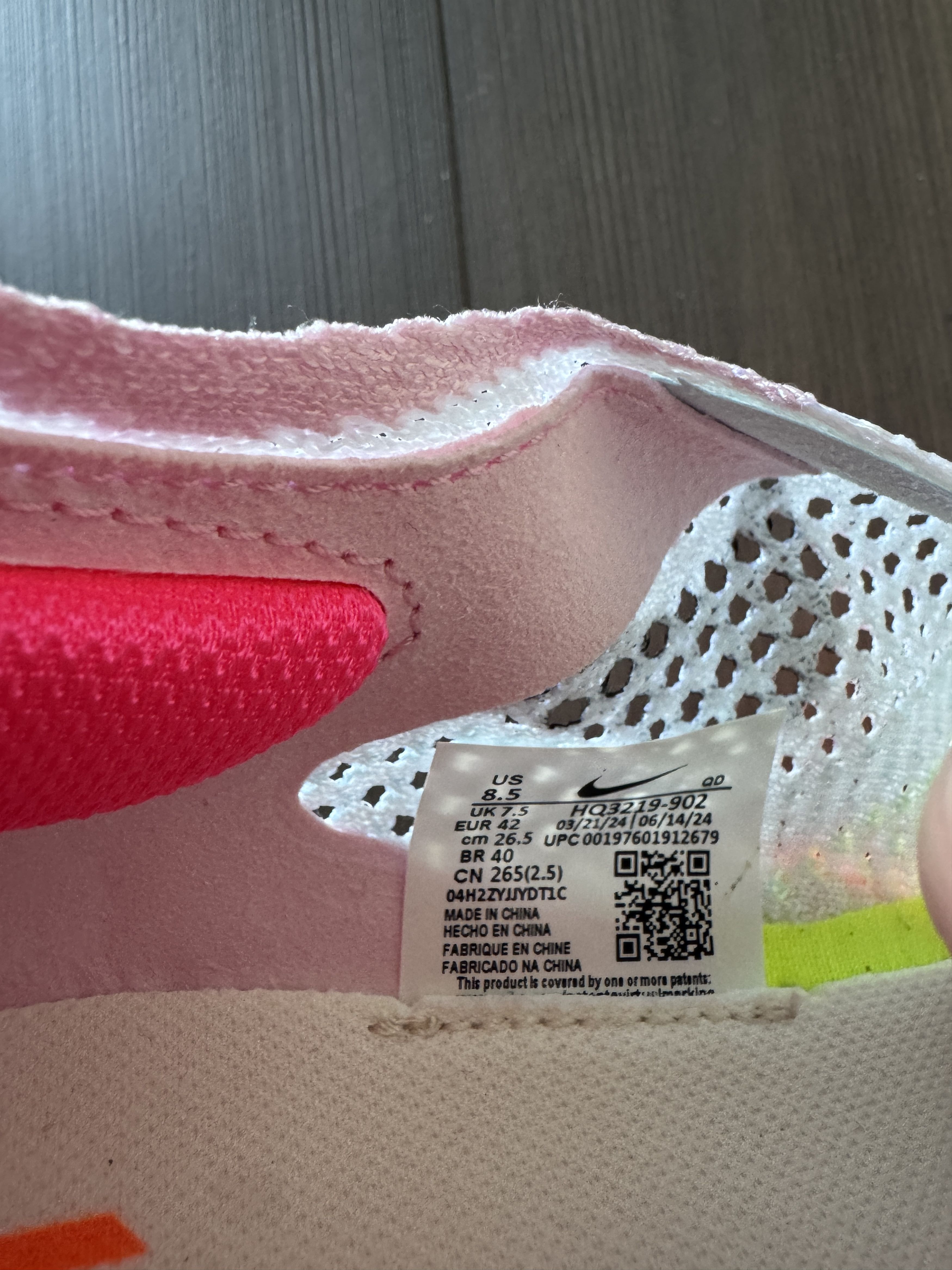 Nike ZoomX VaporFly Next% 3 'Multi-Color' Size US 8.5 / EU 41-42 - 5 Thumbnail