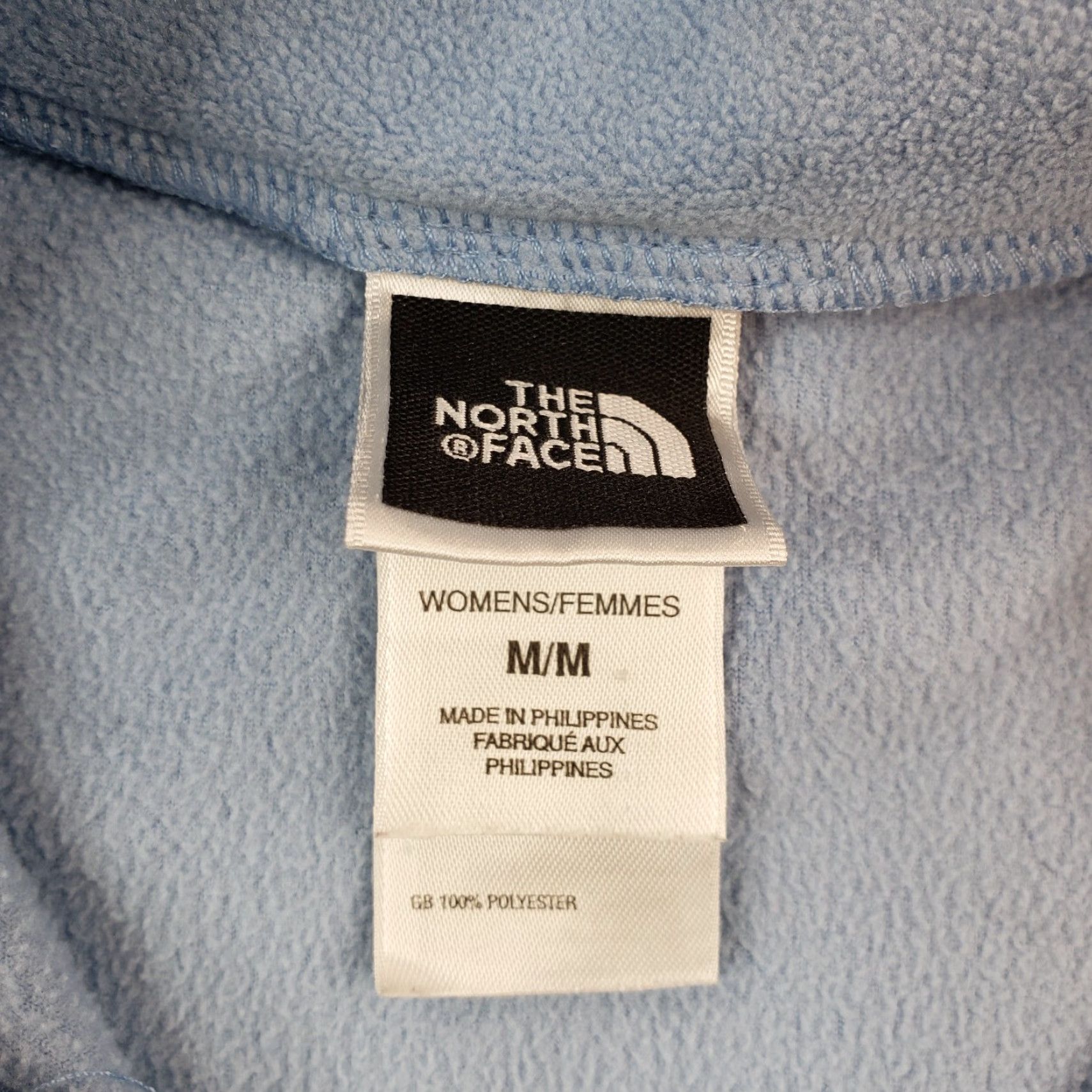 The North Face The North Face Womens Medium Blue Sweatshirt Lightweight 1/4 Zip Fleece Size M / US 6-8 / IT 42-44 - 5 Thumbnail