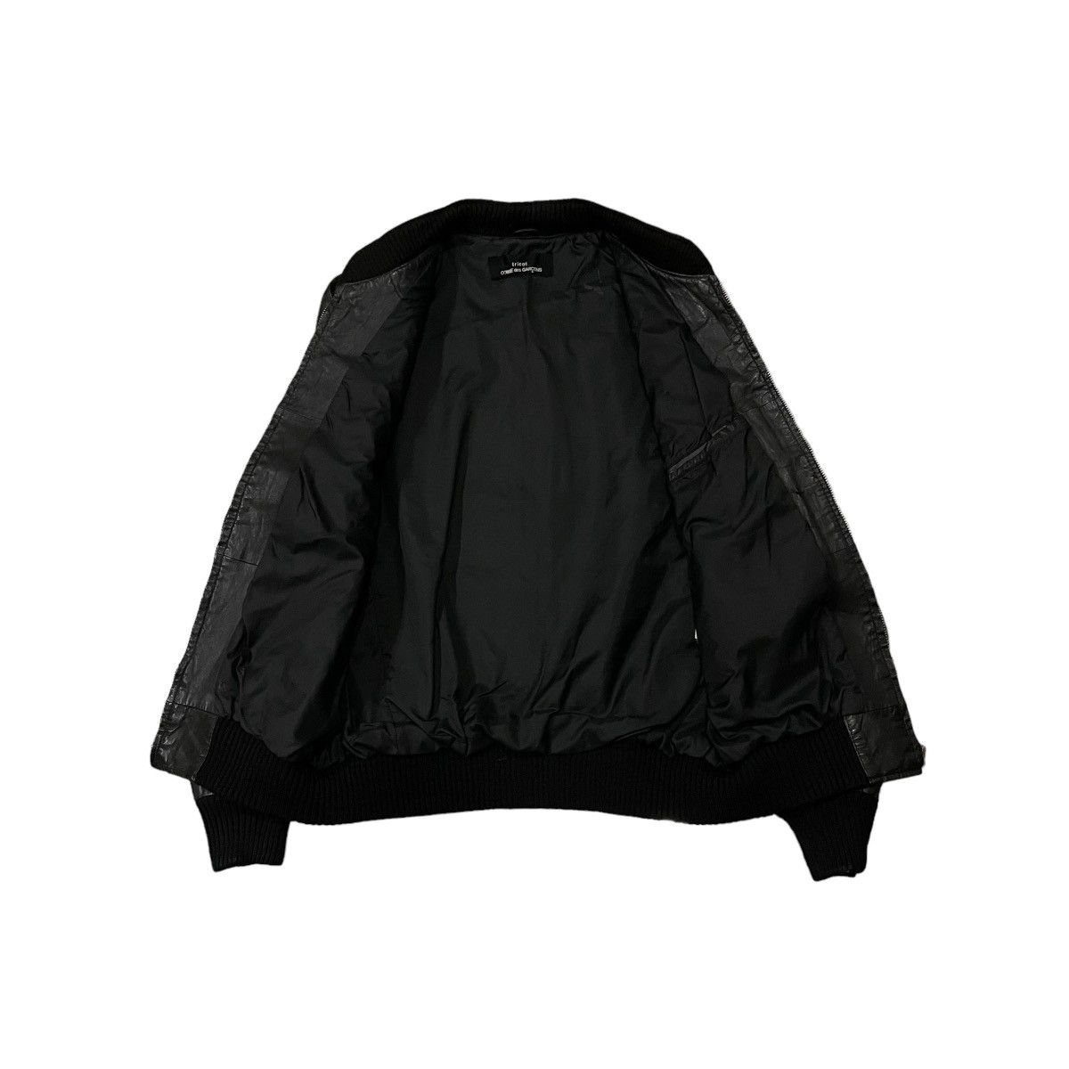 Comme des Garcons Tricot Comme Des Garcons Bomber Leather Jacket Size US M / EU 48-50 / 2 - 17 Thumbnail