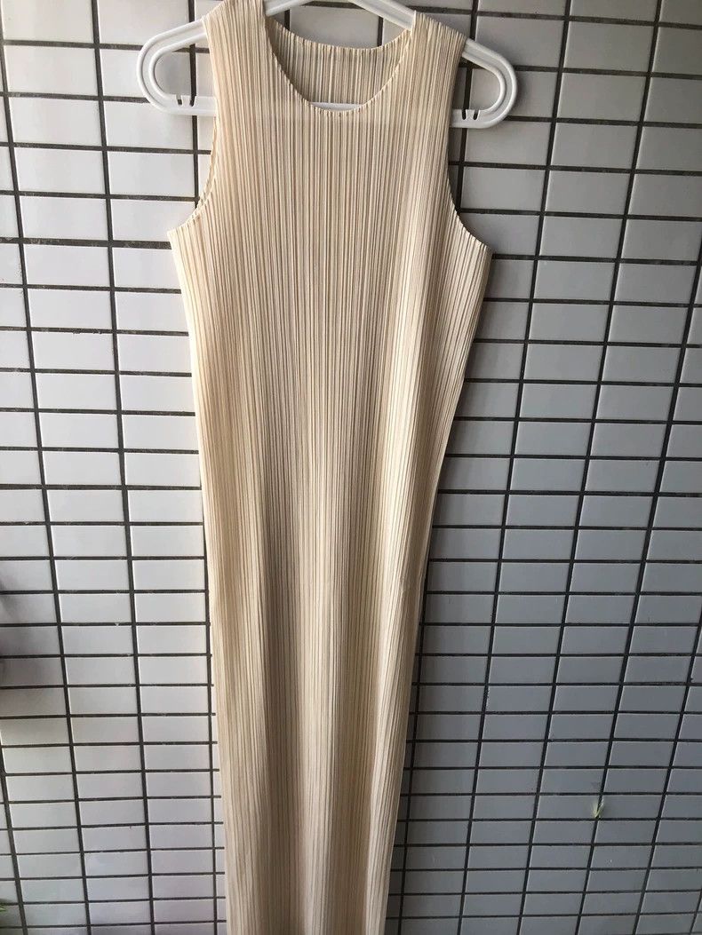 Issey Miyake issey miyake size:5 Flesh-colored dress Size XXS / US 00 / IT 34 - 2 Thumbnail