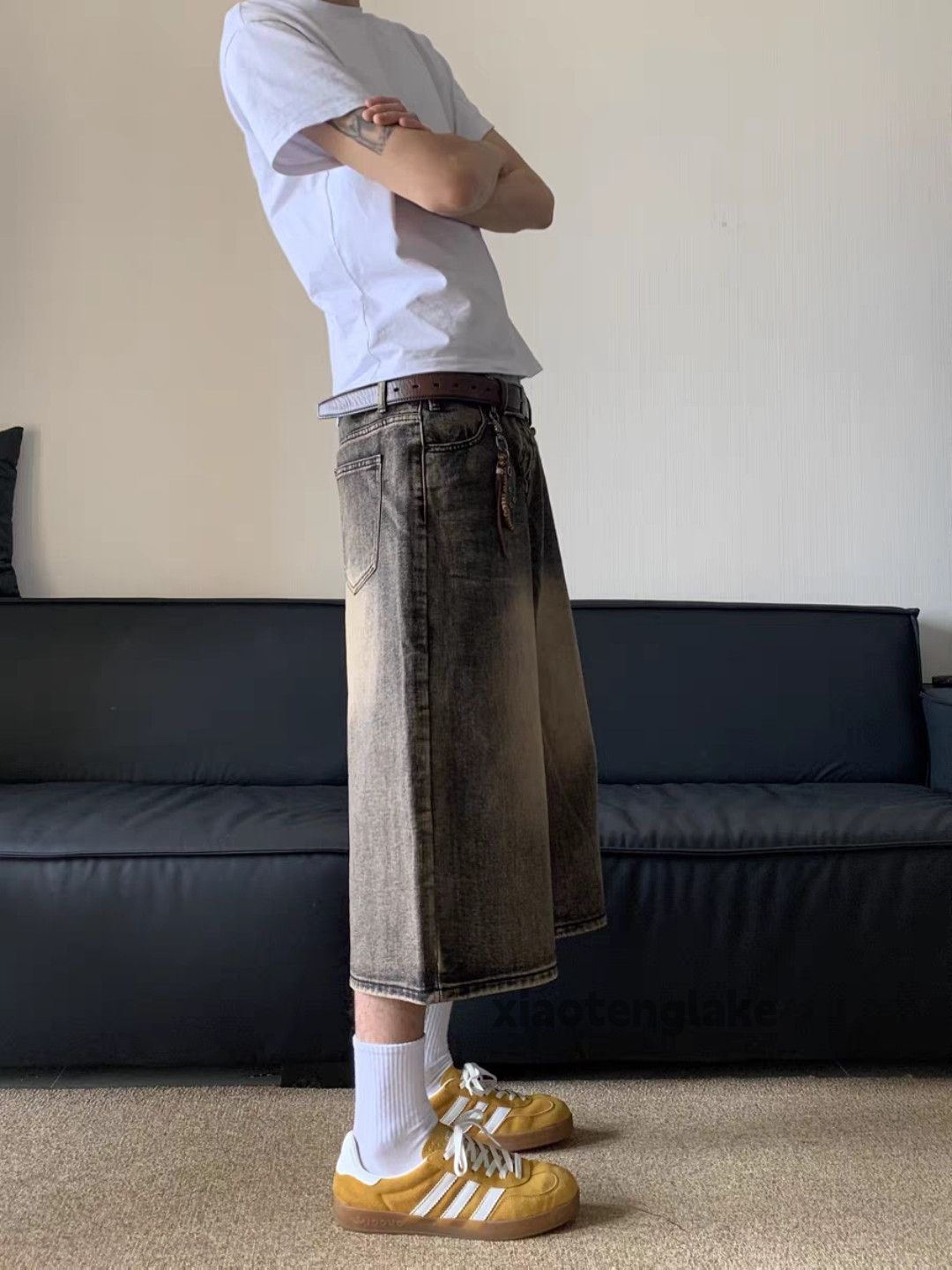 Designer Unisex outdoor utility punk hiphop yuppie flared shorts Size US 32 / EU 48 - 5 Thumbnail