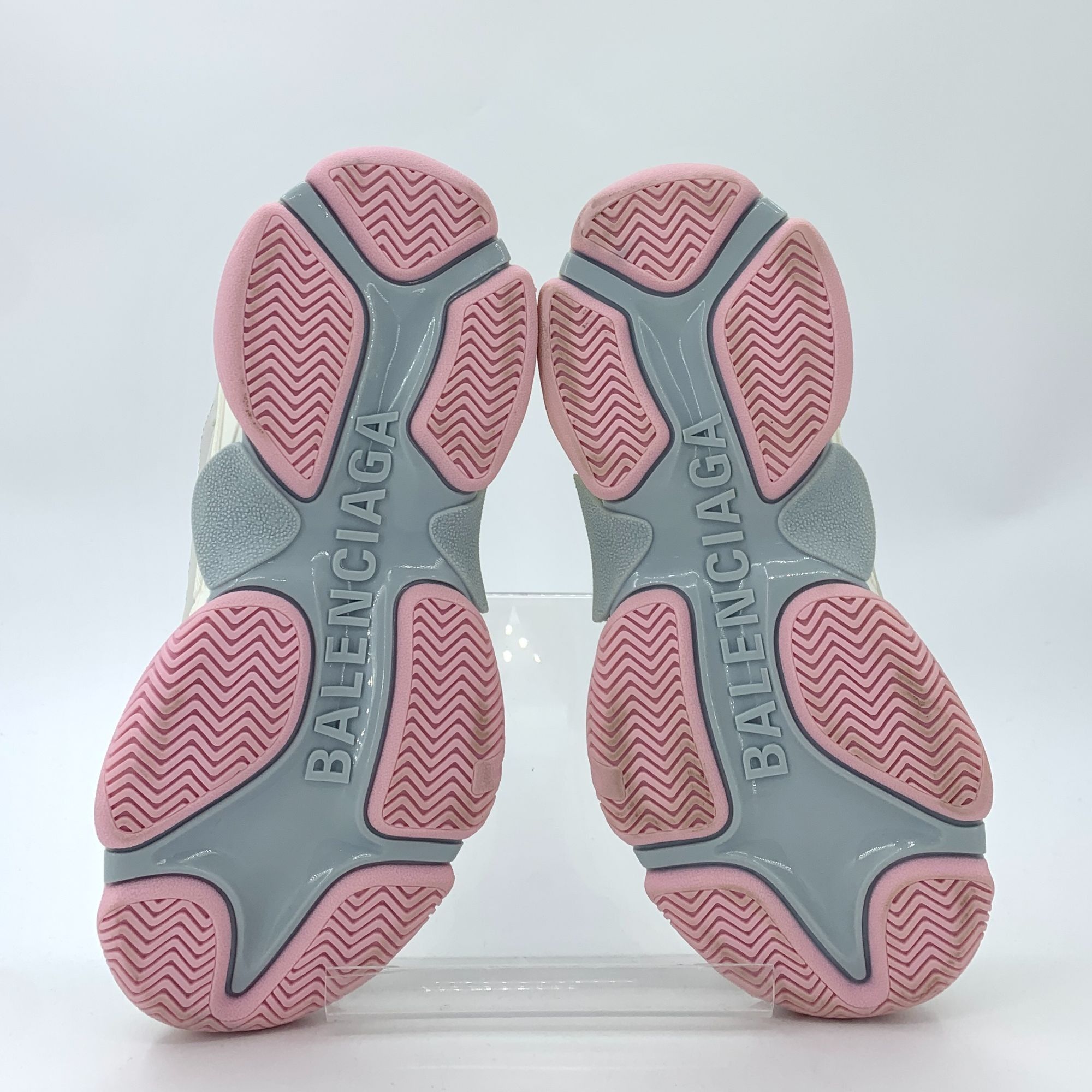 Balenciaga Balenciaga Triples Pastel Low-Top Thick Sole Sneakers (Size Size US 8 / IT 38 - 4 Thumbnail