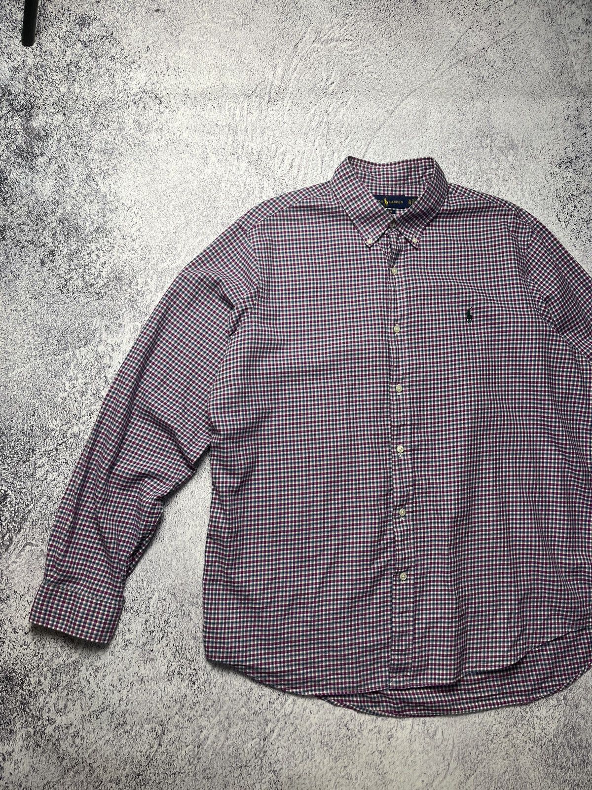 Flannel Men's Vintage RALPH LAUREN Rare Striped Flannel Plaid Shirt Size US XL / EU 56 / 4 - 2 Thumbnail