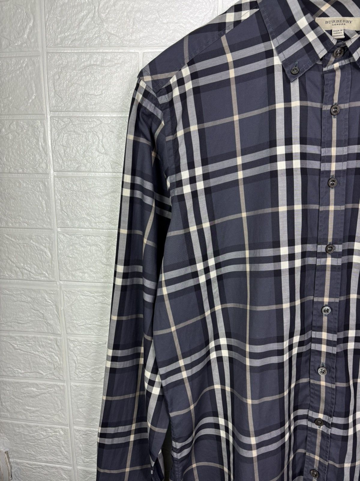 Burberry Burberry London Nova Check Long Sleeve Shirt Size M Size US M / EU 48-50 / 2 - 6 Thumbnail
