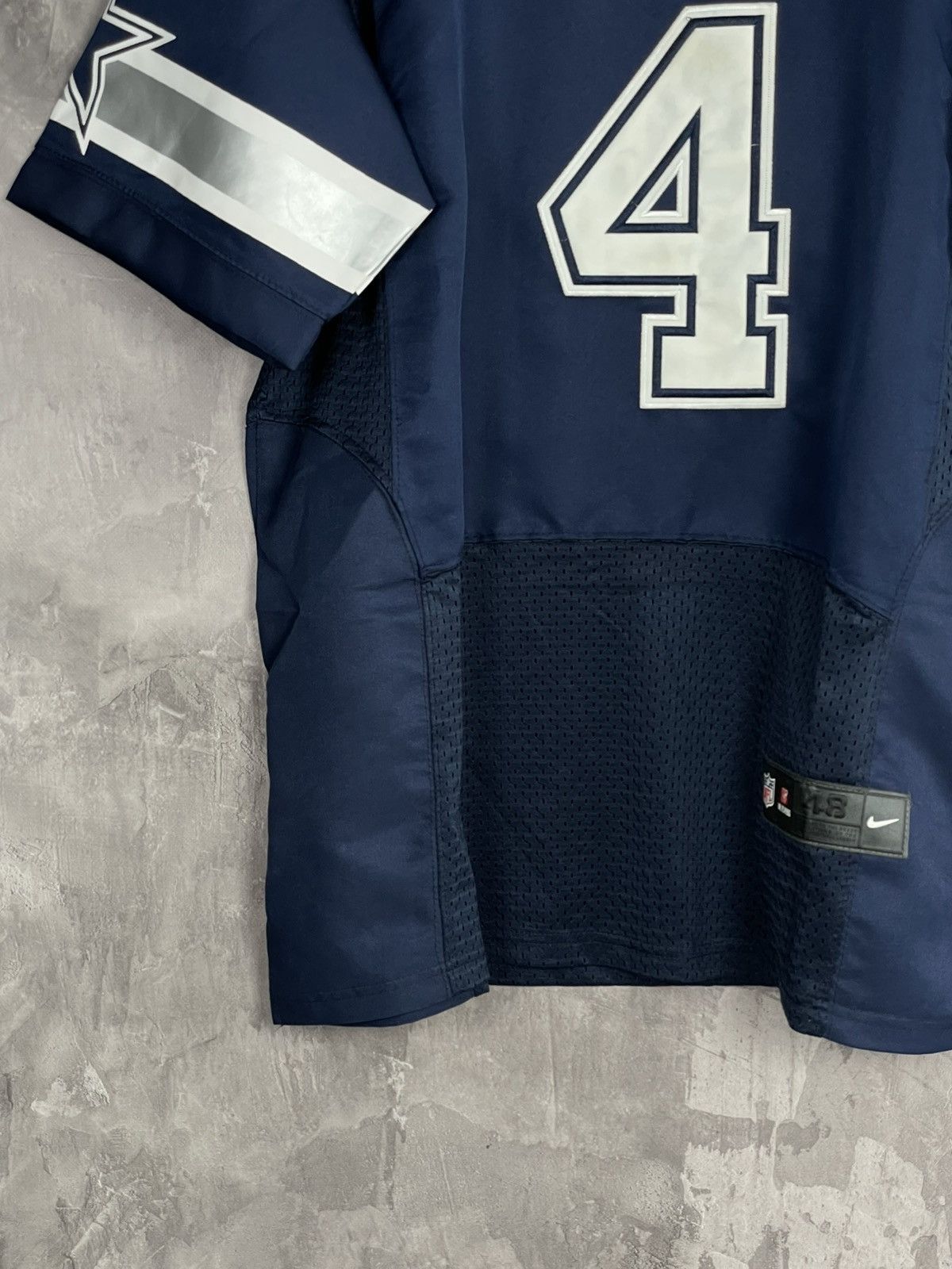 NFL × Nike × Vintage 🌟 VINTAGE 00’S NIKE NFL DALLAS COWBOYS „PRESCOTT 4” JERSEY Size US M / EU 48-50 / 2 - 5 Thumbnail