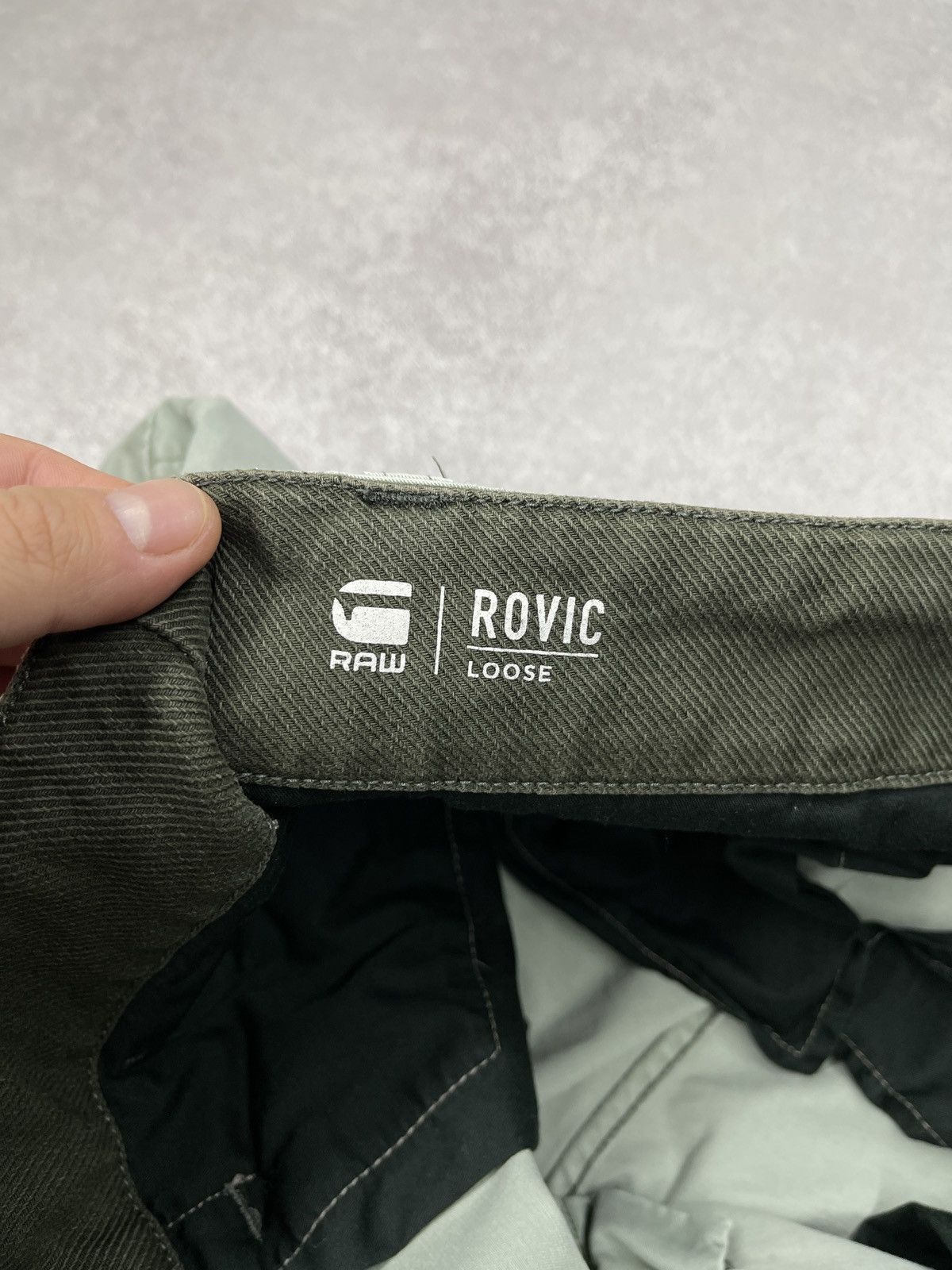 G-Star Mens G Star Raw Rovic Loose Cargo Pants Size 33x32 Size US 33 - 15 Thumbnail
