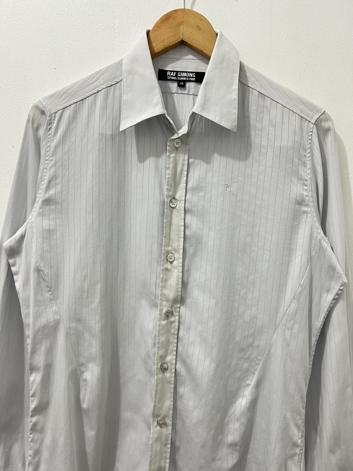 Raf Simons Raf Simons - S/S08 - Logo Button Up Long Sleeve Size US M / EU 48-50 / 2 - 6 Thumbnail