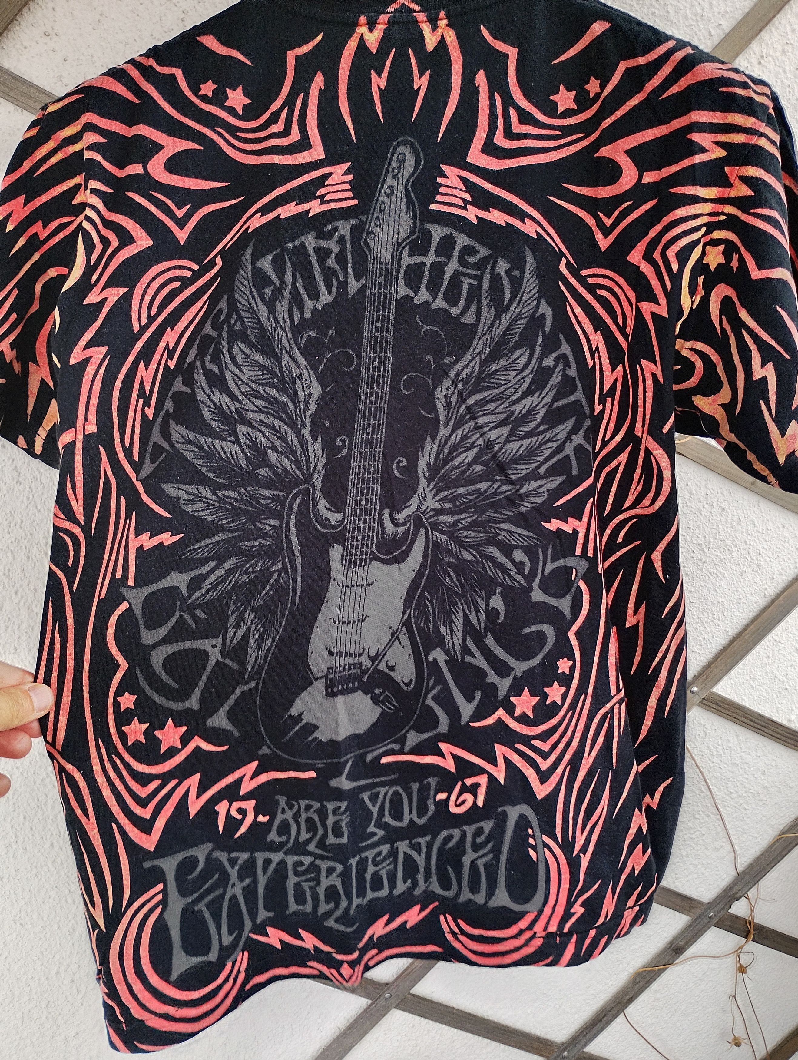 Band Tees Jimi Hendrix Are You Experienced AOP poster t-shirt. Size US M / EU 48-50 / 2 - 2 Thumbnail