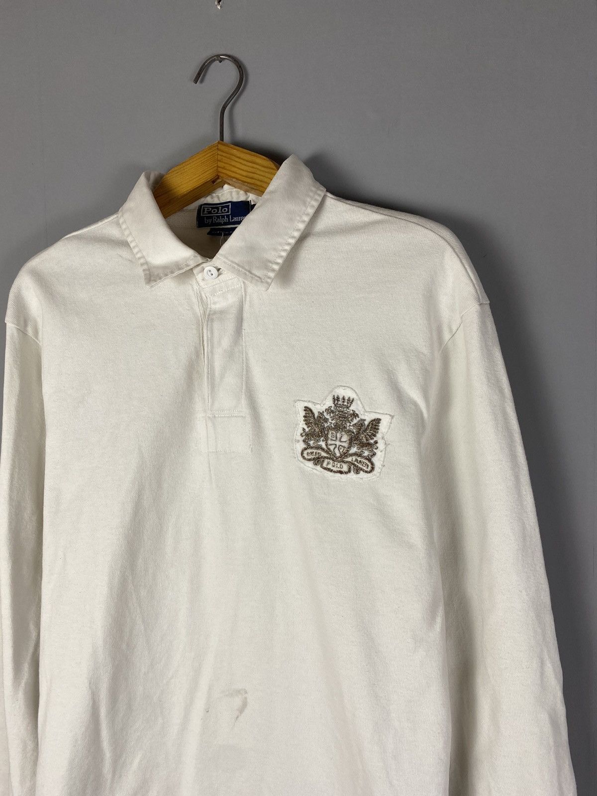 Vintage Vintage Polo Ralph Lauren rugby long sleeve Size US XXL / EU 58 / 5 - 3 Thumbnail