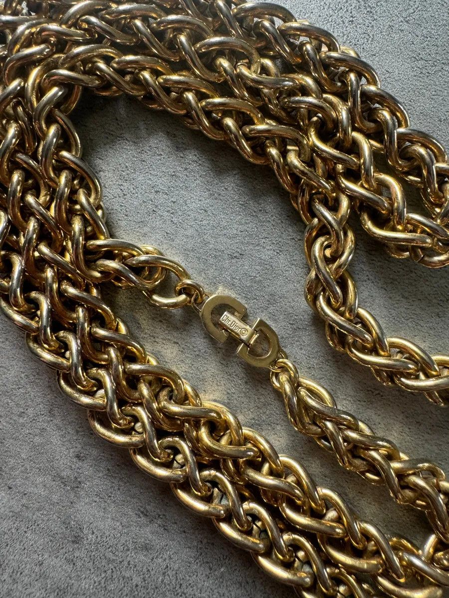 Dior Christian Dior Contemporary Chain Necklace Size ONE SIZE - 4 Thumbnail