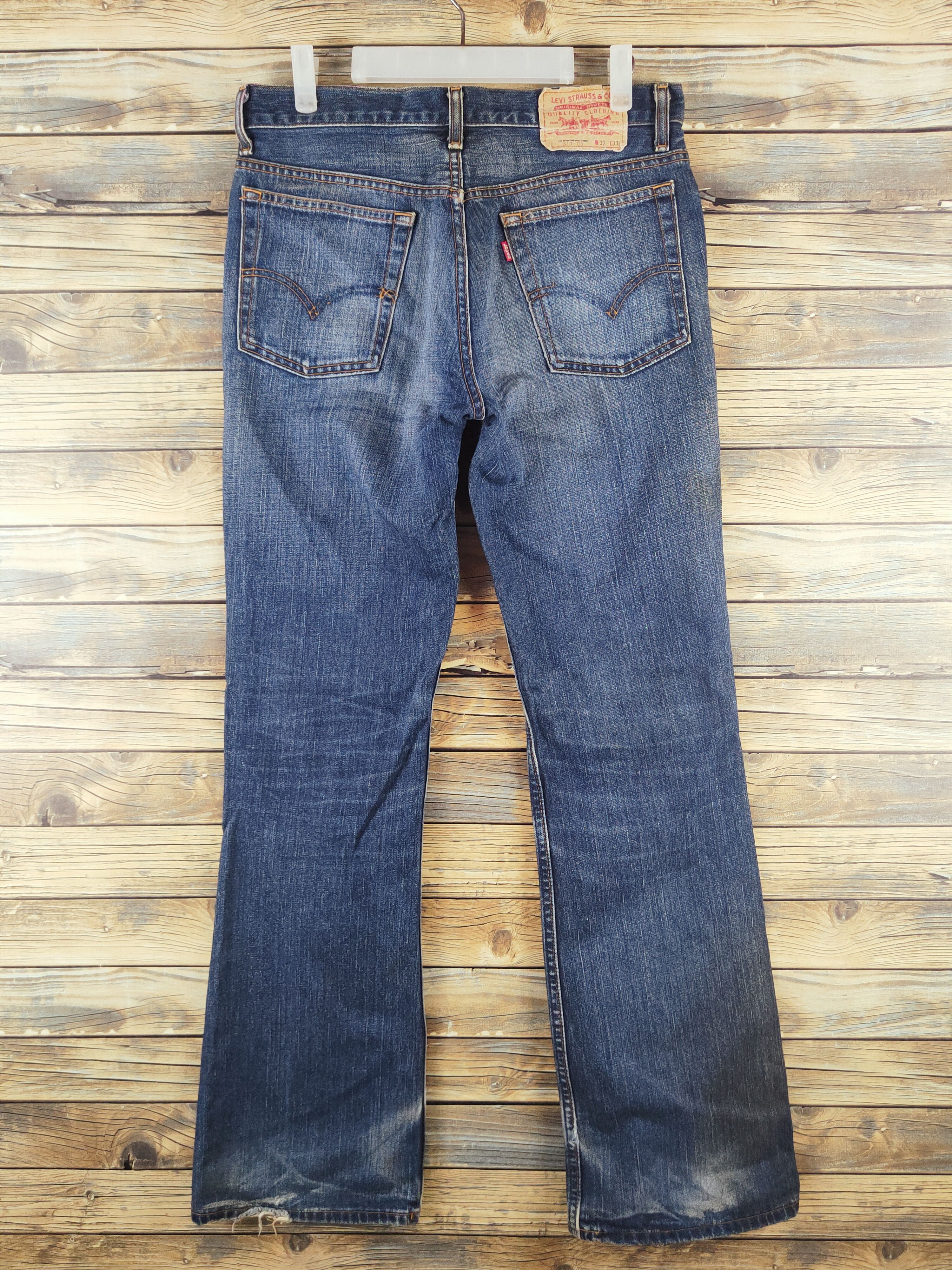 Levi's Levi's Dark Blue Distressed Ripped Jeans #S2806 Size US 32 / EU 48 - 7 Thumbnail
