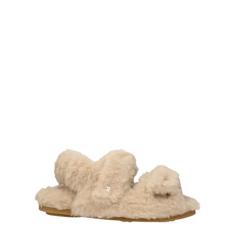 Max Mara ob1o1e1124 Fur Sandals in Beige Size US 11 / IT 41 - 1 Thumbnail
