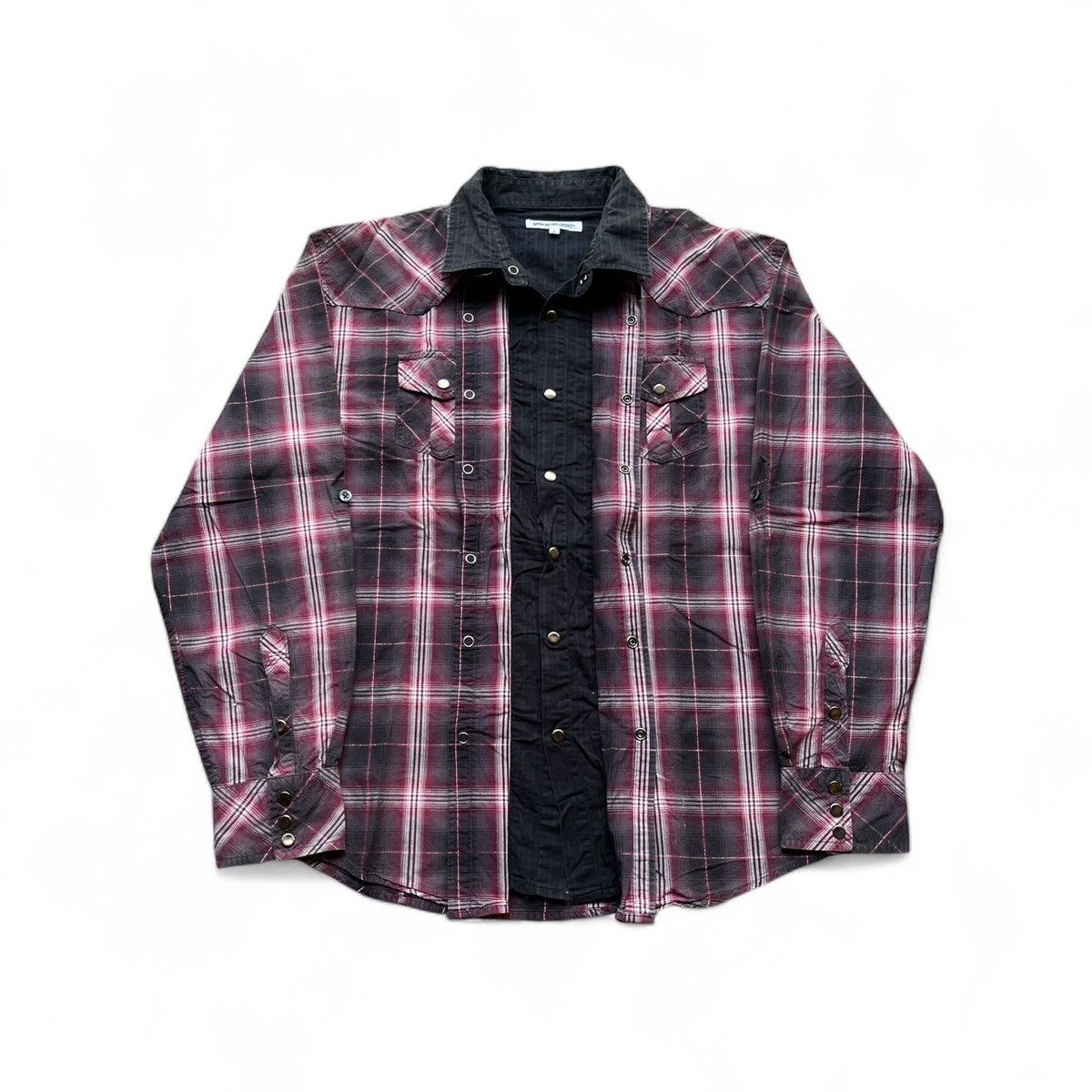 semanticdesign Semantic Design Snap Button Shirt Double Layer Size US M / EU 48-50 / 2 - 2 Thumbnail