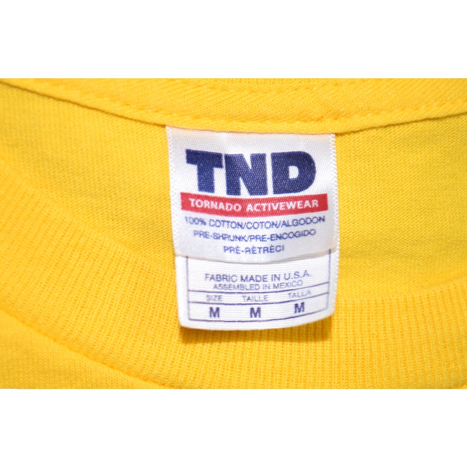Vintage VTG Y2K ADDICTED TO JESUS SKATE PUNK T-SHIRT TEE YELLOW EMBROIDERED MENS M Size US M / EU 48-50 / 2 - 5 Thumbnail