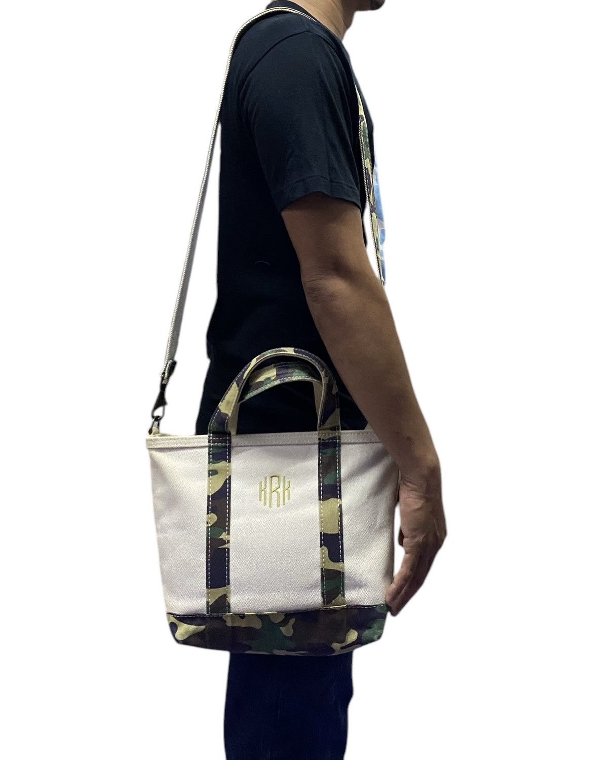 L.L. Bean × Vintage L.L.Bean “KRK” Camo Crossbody / Tote Bag Size ONE SIZE - 4 Thumbnail