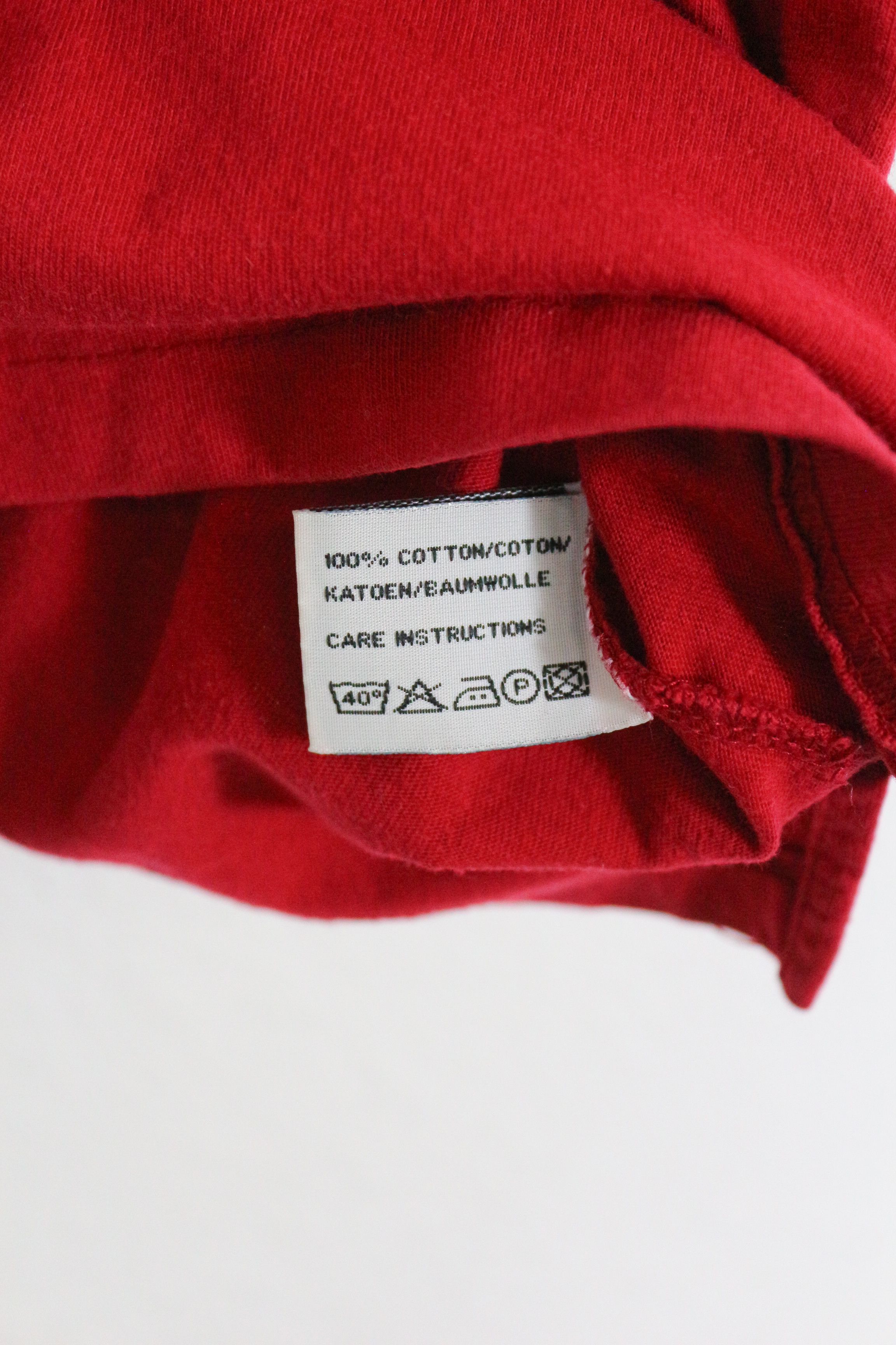 Vintage Vintage YSL Yves Saint Laurent Logo Pocket Tee T-shirt 90s Size US XL / EU 56 / 4 - 4 Thumbnail
