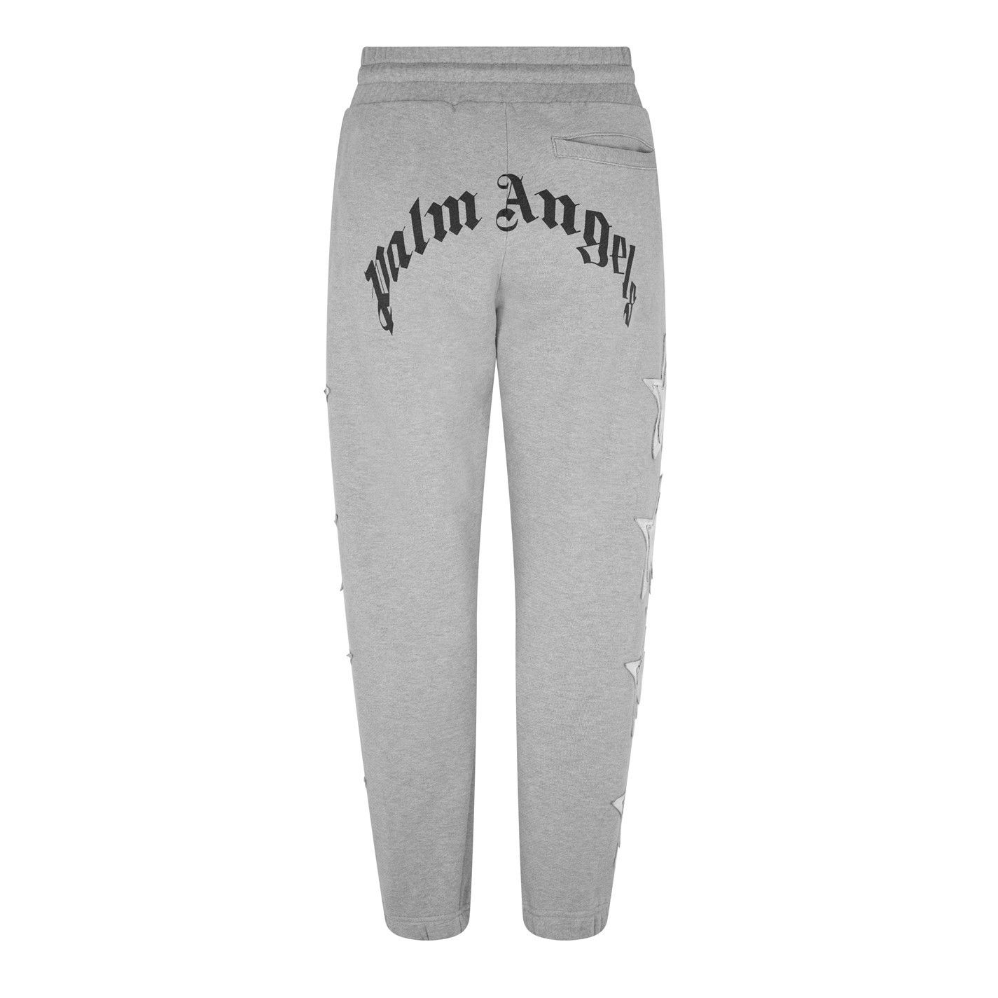 Palm Angels o1g2r1mq0325 Vintage Star Sweatpant in Grey Size 29" - 2 Thumbnail
