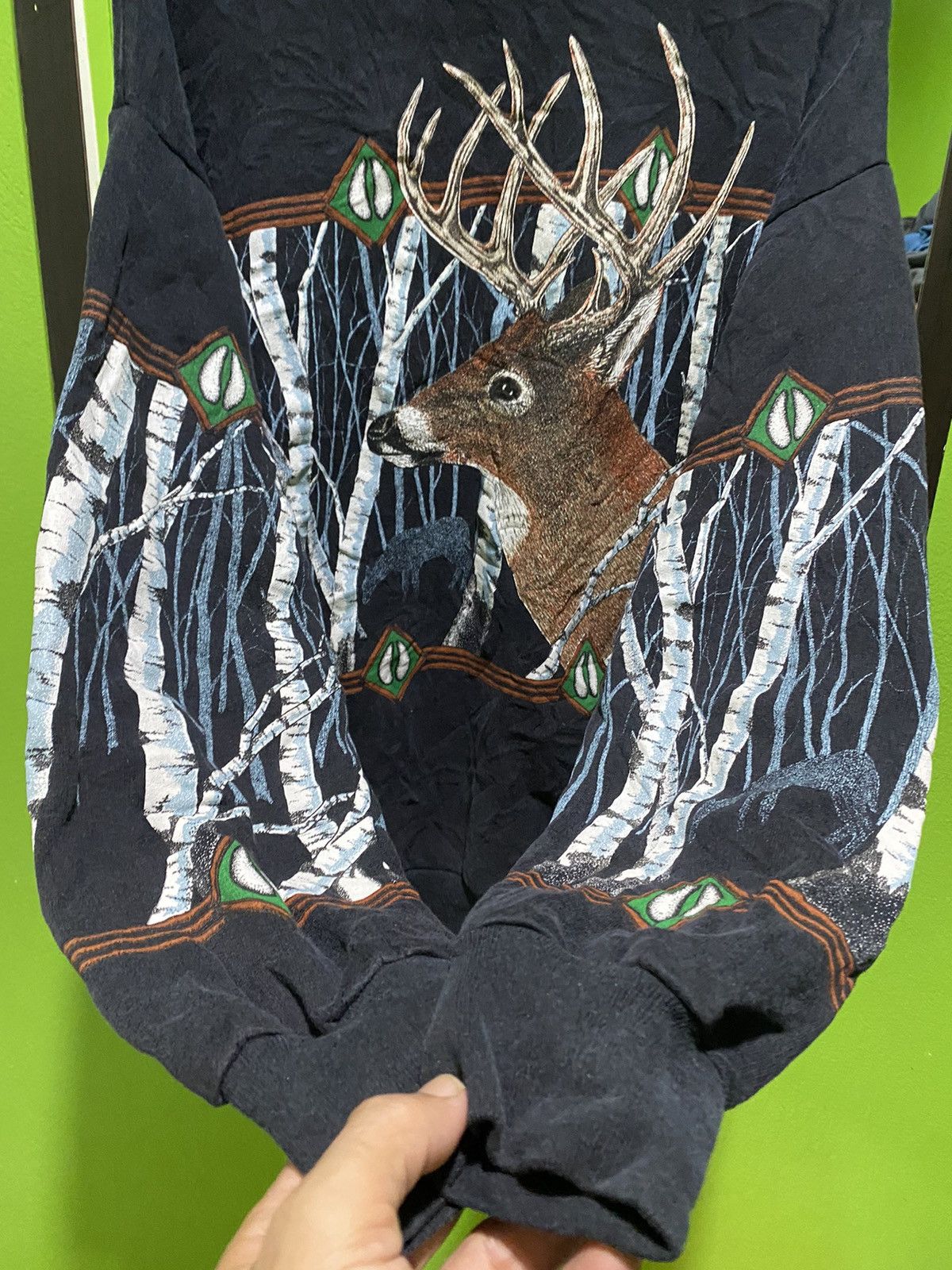 Vintage Vintage ‘90s Artisans AOP Wildlife Crewneck Sweatshirt Size US XL / EU 56 / 4 - 2 Thumbnail
