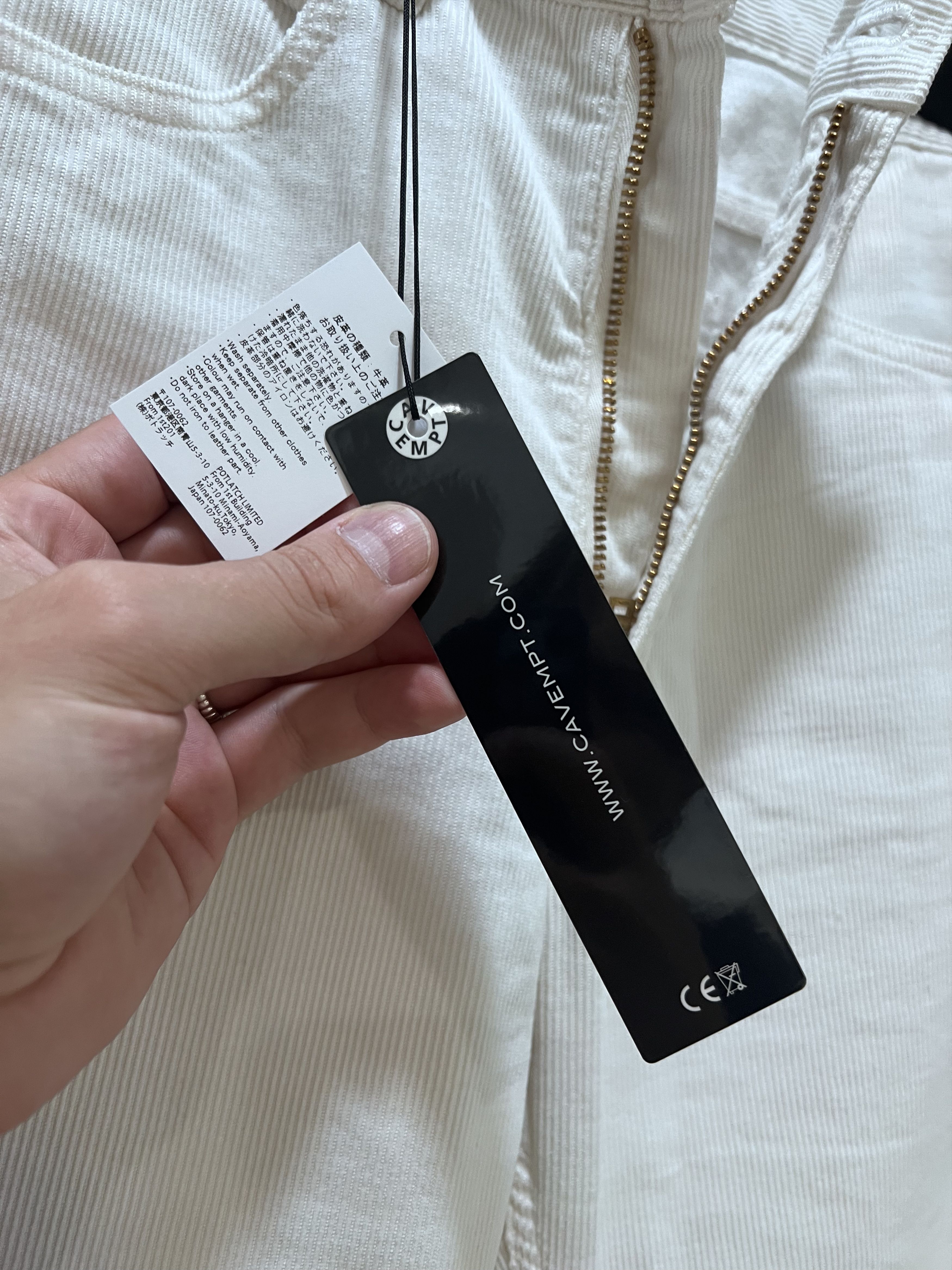Cav Empt Cav Empt 1994 Colour Corduroy White Pants Size US 32 / EU 48 - 9 Thumbnail