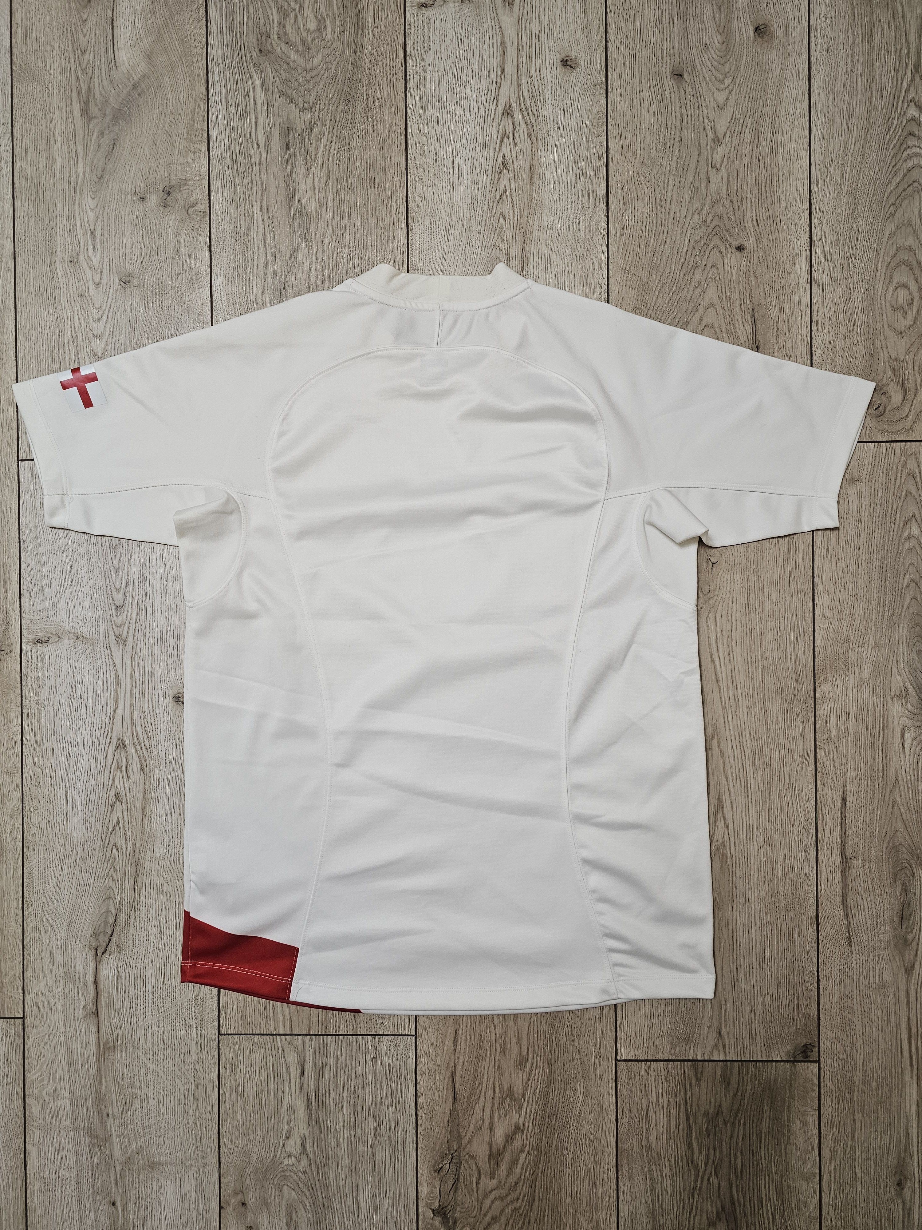 Nike ENGLAND 2008 RUGBY UNION JERSEY HOME SHIRT RUGBY JERSEY Size US S / EU 44-46 / 1 - 2 Thumbnail