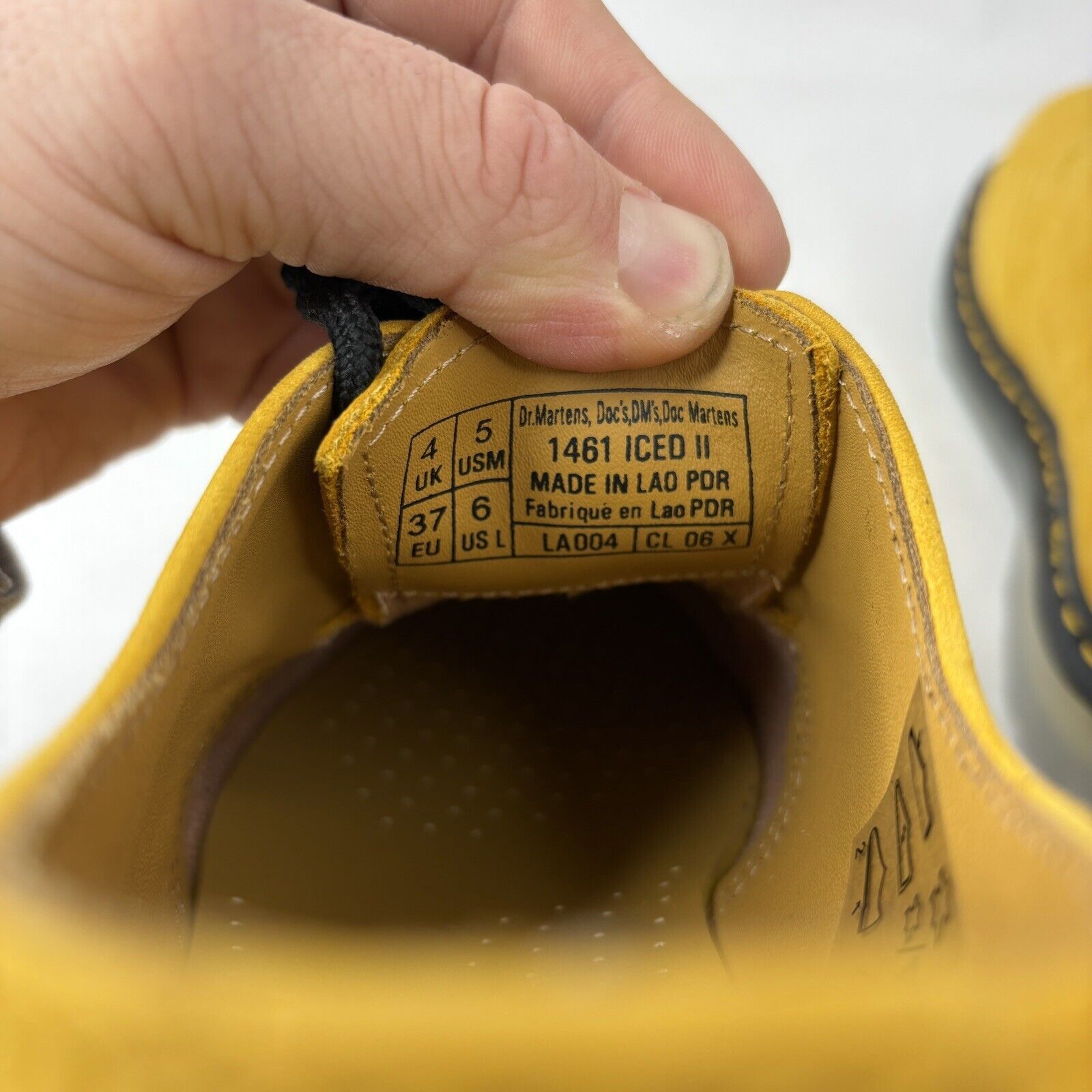 Dr. Martens Dr. Doc Martens 1461 Iced II “Yellow” 2024 Size US 6 / IT 36 - 5 Thumbnail