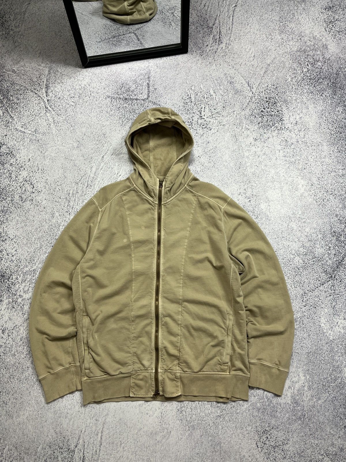 Vintage Polo Ralph Lauren Military Zip Hoodie Distressed