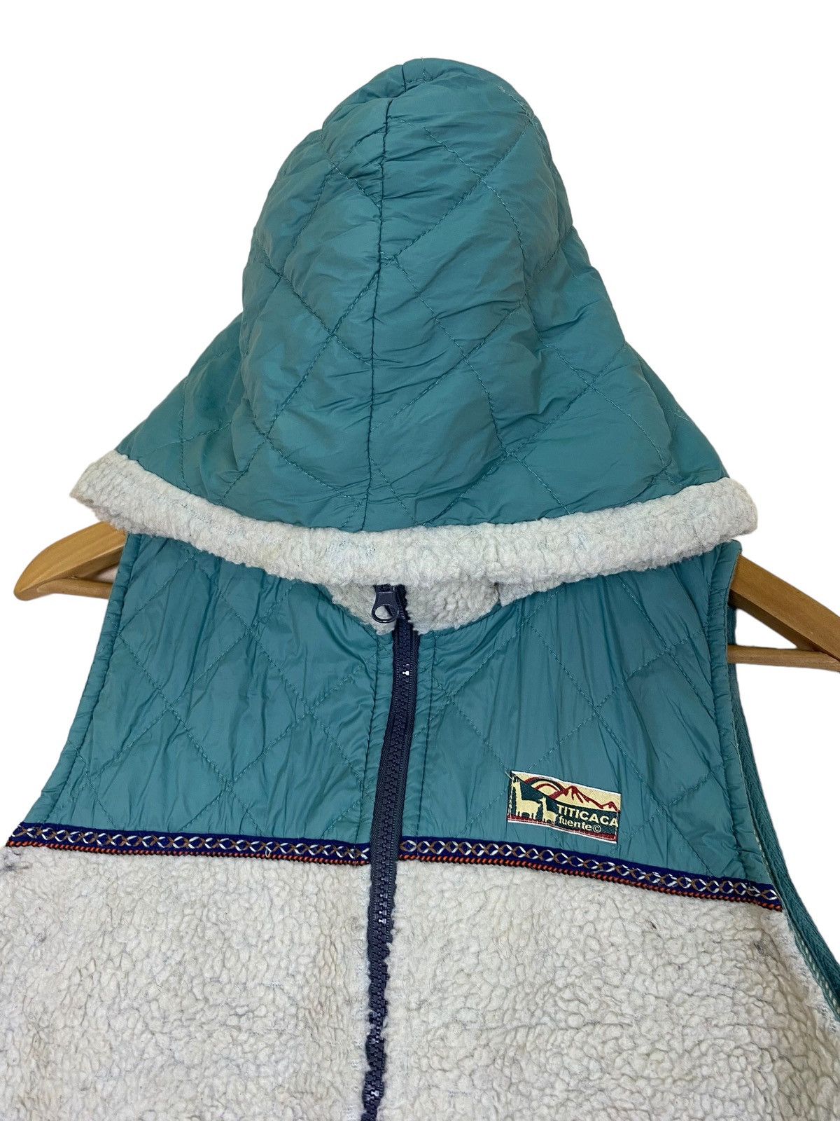 Nanamica Japanese Brand Titicaca Sleeveless Sherpa Hoodie Size US M / EU 48-50 / 2 - 4 Thumbnail
