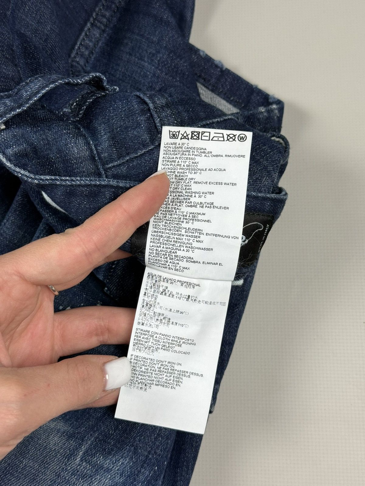 Dsquared2 Dsquared 2 Men’s Skinny Distressed Denim Jeans Size 48 / M Size US 32 / EU 48 - 13 Thumbnail