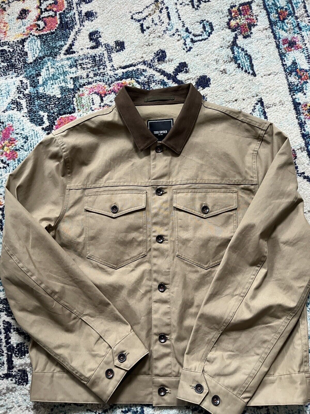 image of Todd Snyder Dylan Jacket in Beige, Men's (Size XL)