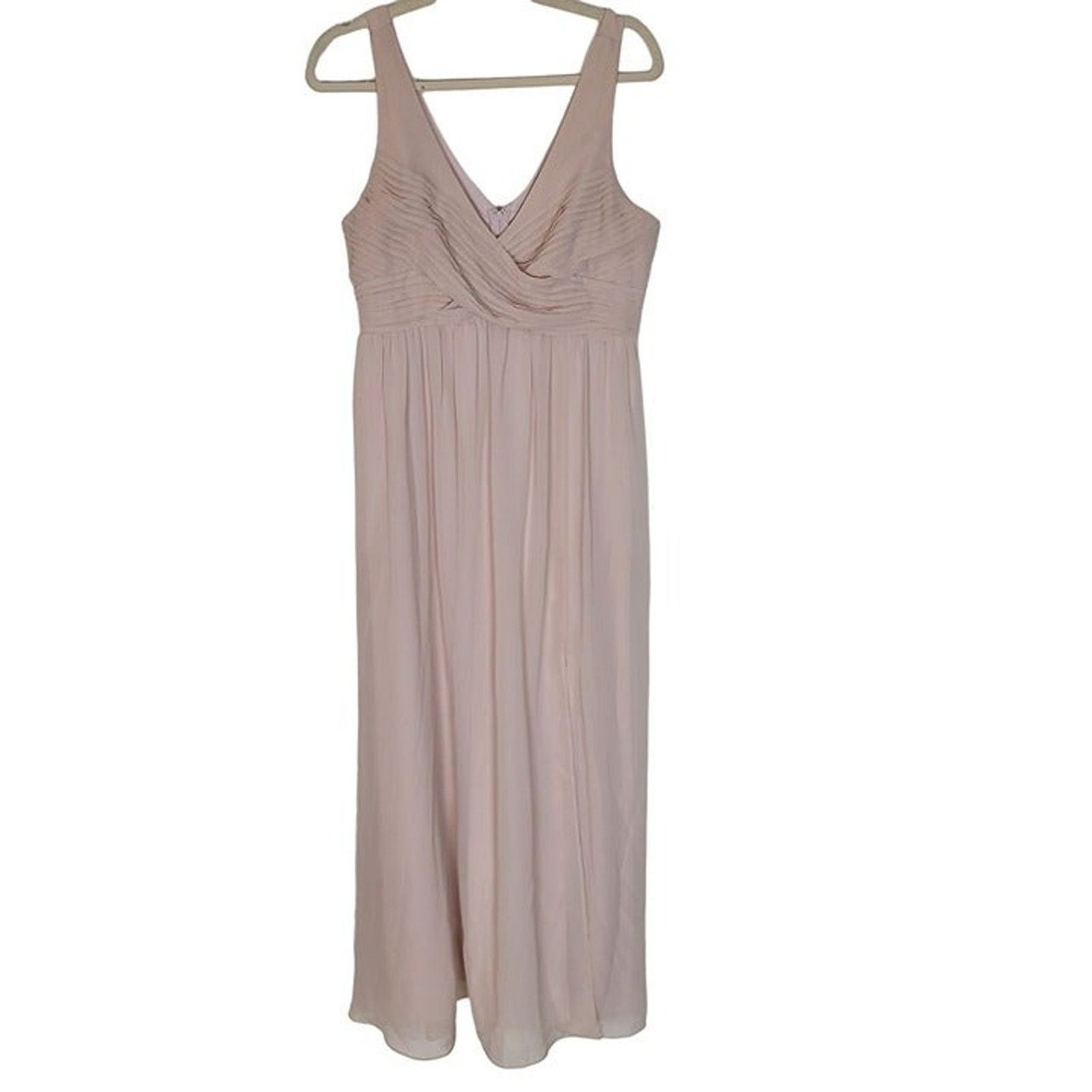 Birddogs Birdy Grey Laurie Empire Bridesmaid Maxi Dress M Formal Size M / US 6-8 / IT 42-44 - 2 Thumbnail