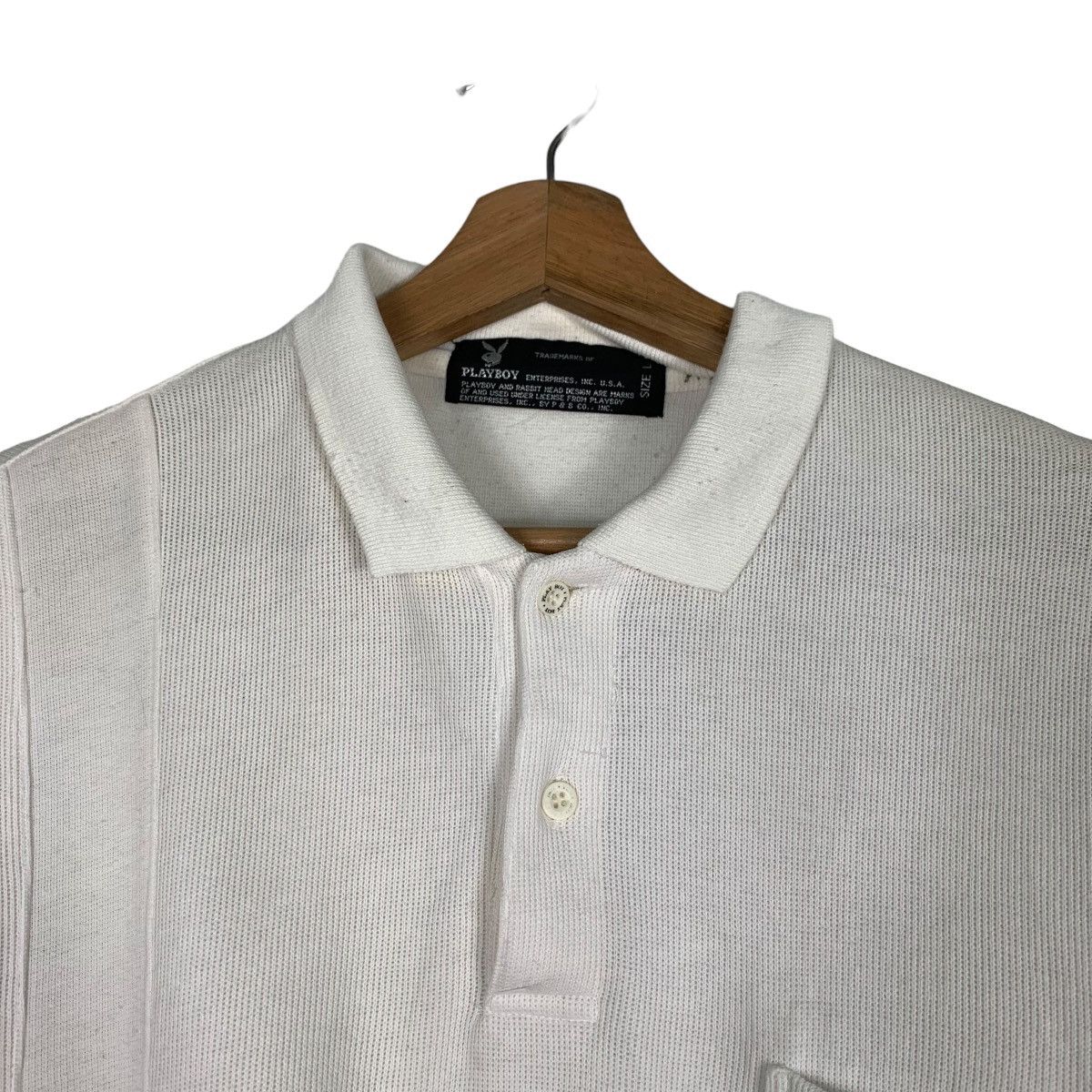 Playboy PLAYBOY Half Button Single Pocket Collar Sweatshirt 0661-C31 Size US L / EU 52-54 / 3 - 12 Thumbnail